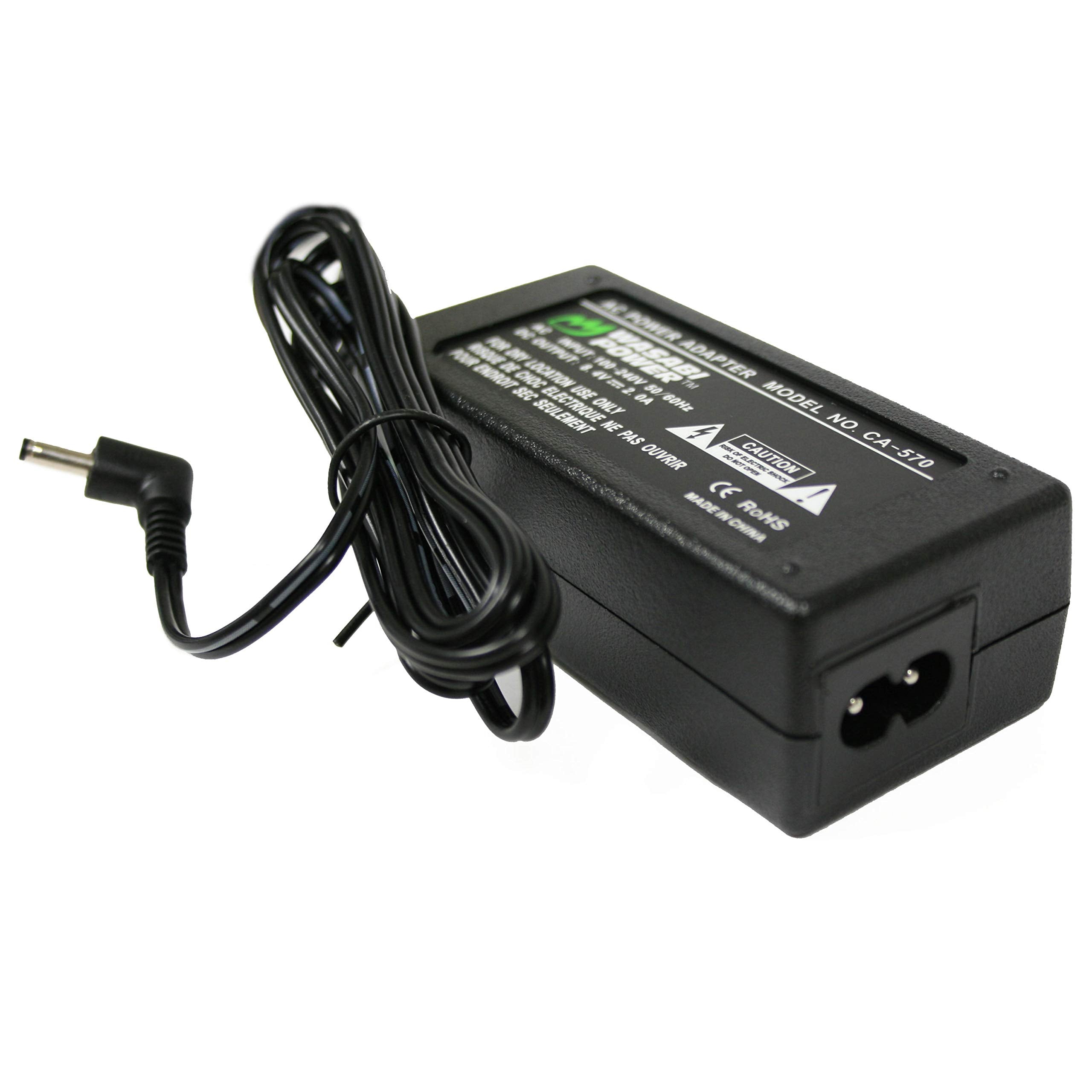 Wasabi Power Ac Adapter For Canon Ca 570 Replacement Ac Adapter For Canon Fs300, Hf10, Hf11, Hf20, Hf100, Hf200, Hf M31, Hf S10,