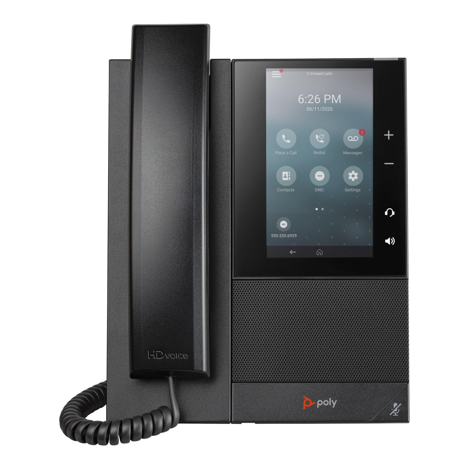 Poly Ccx 505 Ip Phone   Corded   Corded/Cordless   Wi Fi   Desktop   Black