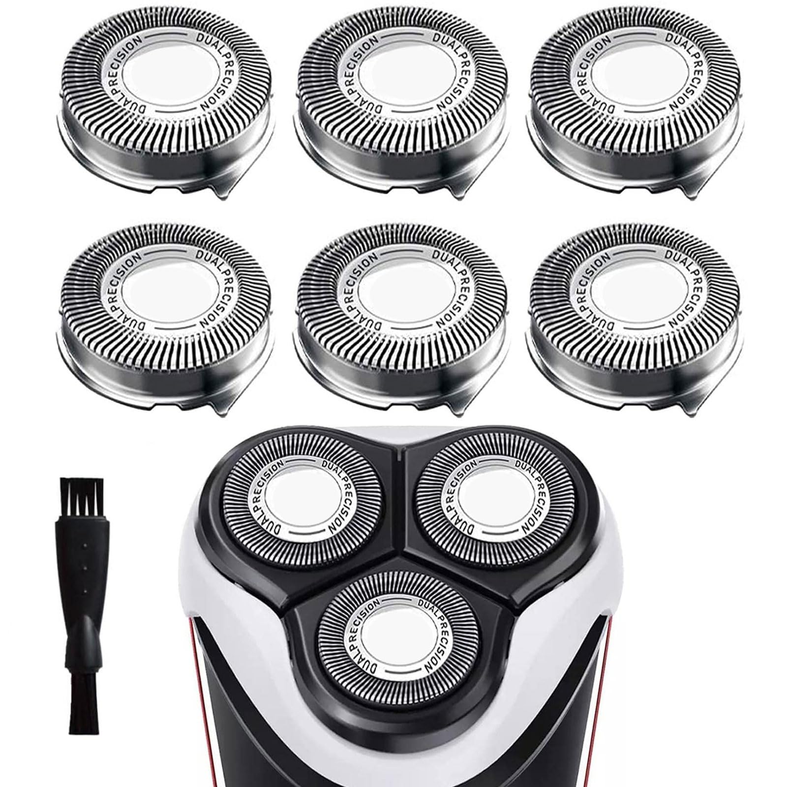 Gleway Hq8 Replacement Heads Compatible With Philips Razor And Aquatec Shavers, Hq8 Razor Blades For Pt720 At880 At810 Heads New