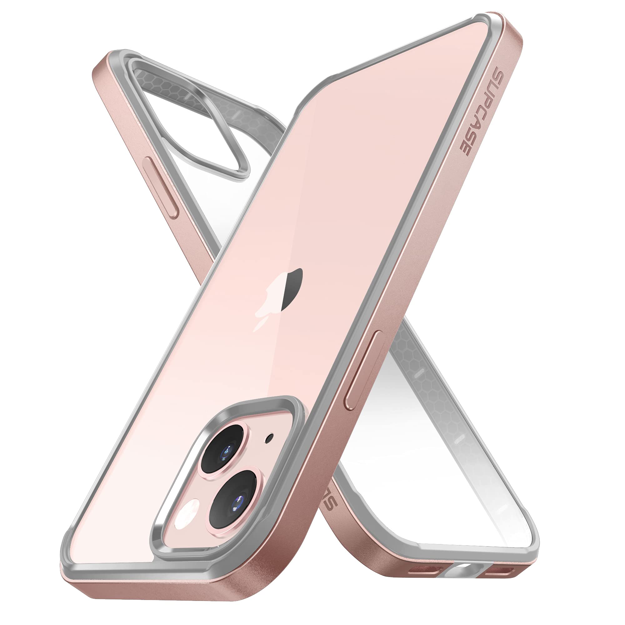Supcase Unicorn Beetle Edge Series Case For Iphone 13 (2021 Release) 6.1 Inch, Slim Frame Clear Case With Tpu Inner Bumper & Tra