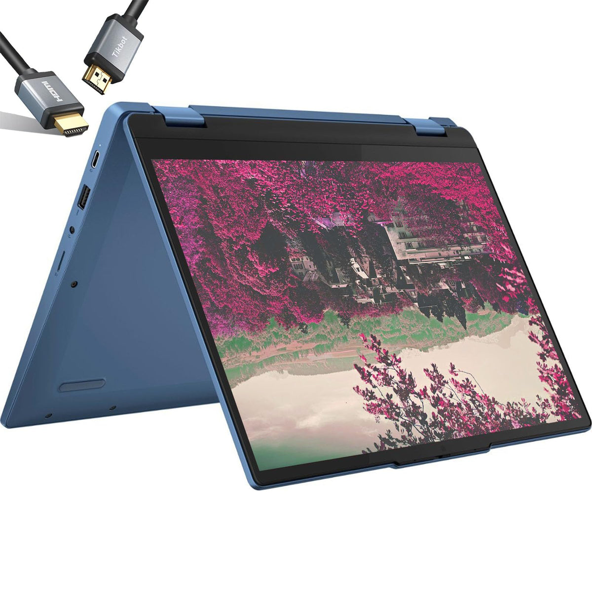 Lenovo Chromebook Touchscreen Laptop 2023 12.2Inch Wuxga Ips Display   Intel N100   Wi Fi 6   Tablet Google Chromebook For Kids