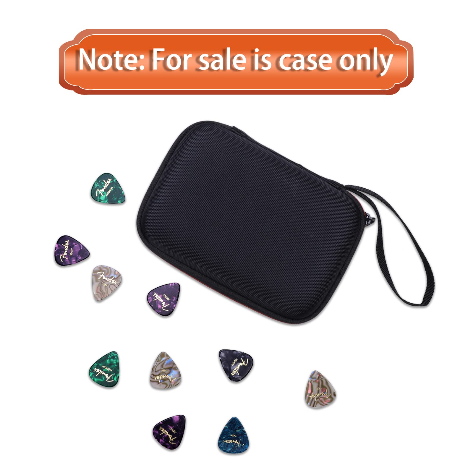 Ltgem Guitar Pick Holder Case Compatible With Fender/Chromacast/Daddario/Jim Dunlop/Unlp Musical Instrument Guitar Accessories,