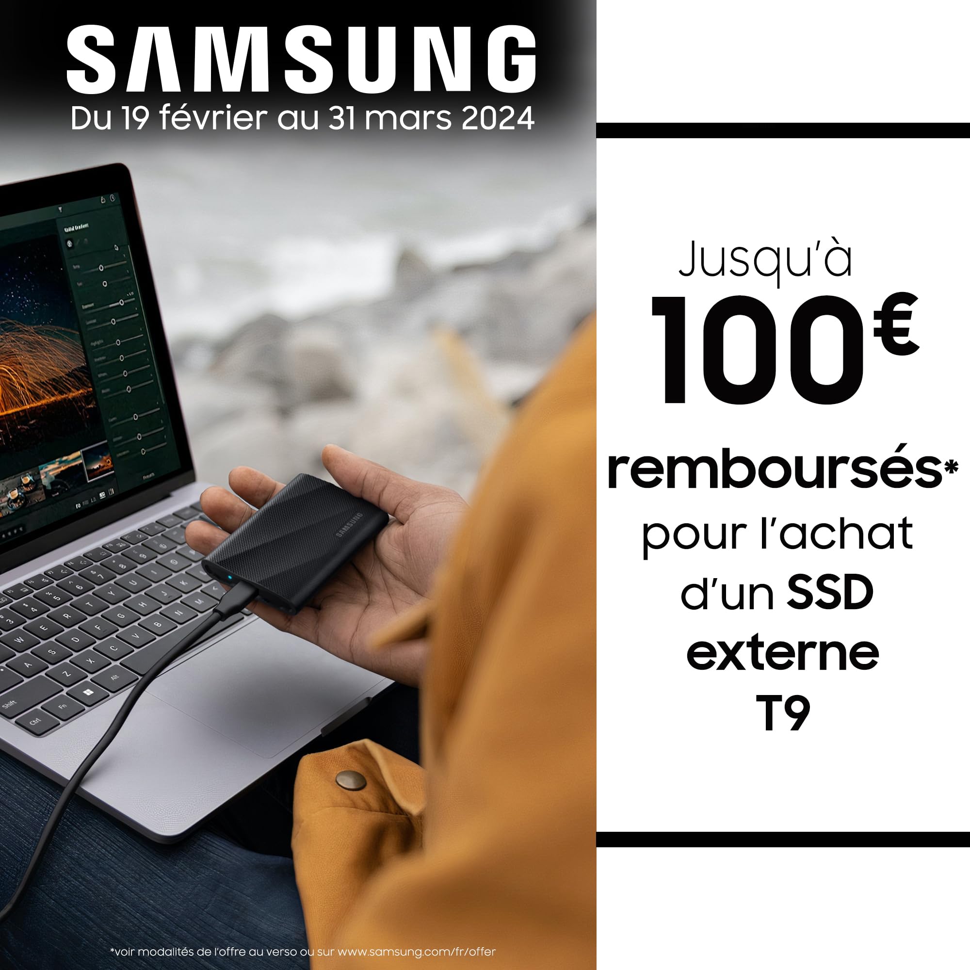 Samsung T9 Portable Ssd 4Tb, Up To 2,000Mb/S, Usb 3.2 Gen 2X2 External Solid State Drive, Up To 3 M Drop Resistant, For Creative