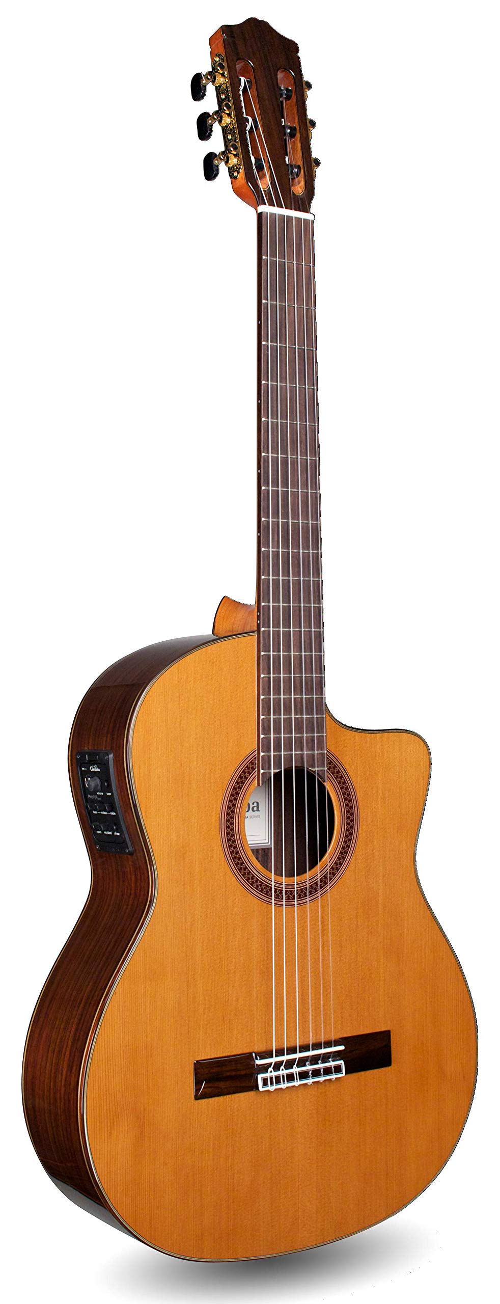 Cordoba C7-CE Cutaway Classical Acoustic-Electric Nylon String Guitar, Iberia Series