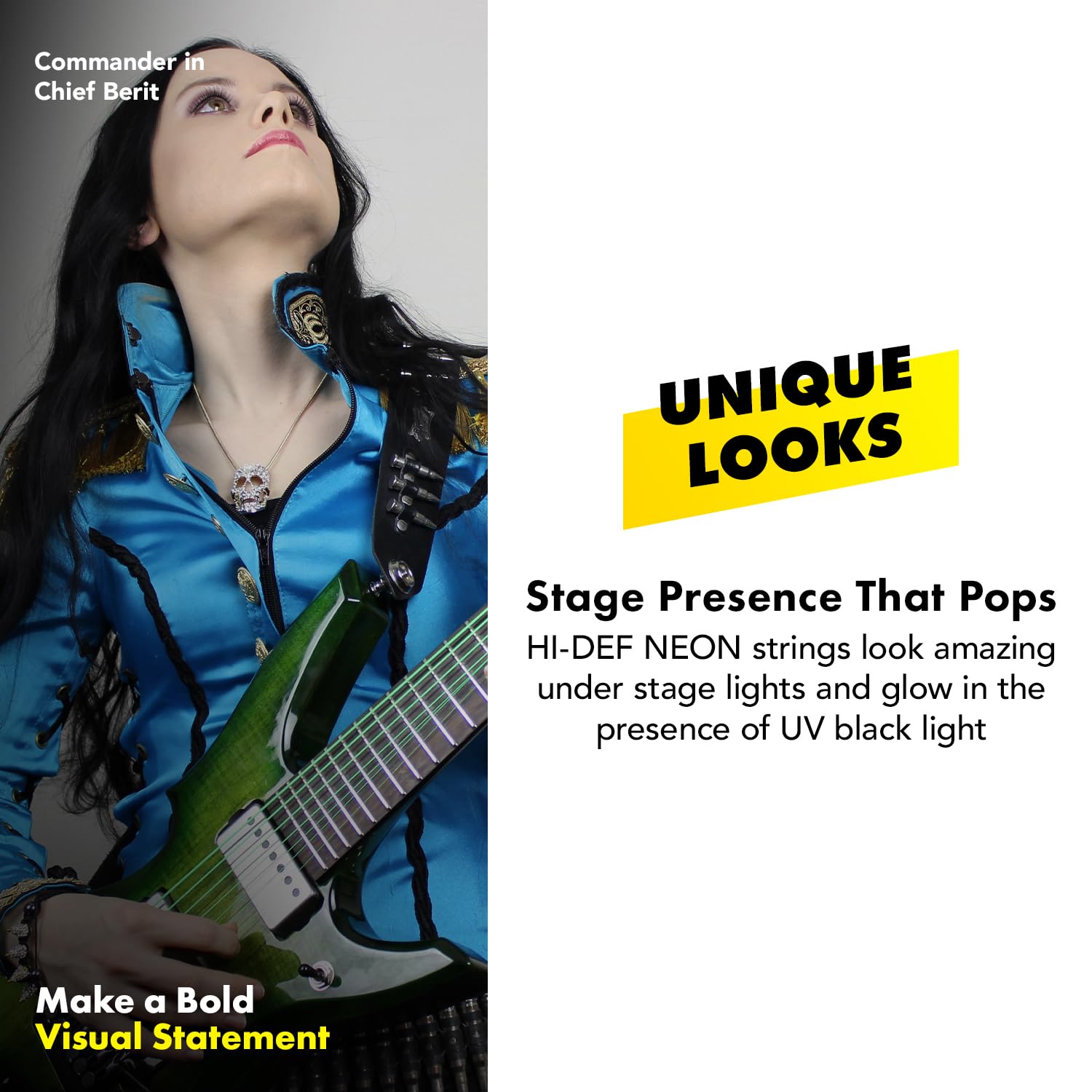 Dr Strings Hi Def Neon   Multi Color Silver Plated/Nickel Plated Electric Guitar Strings, 10 46