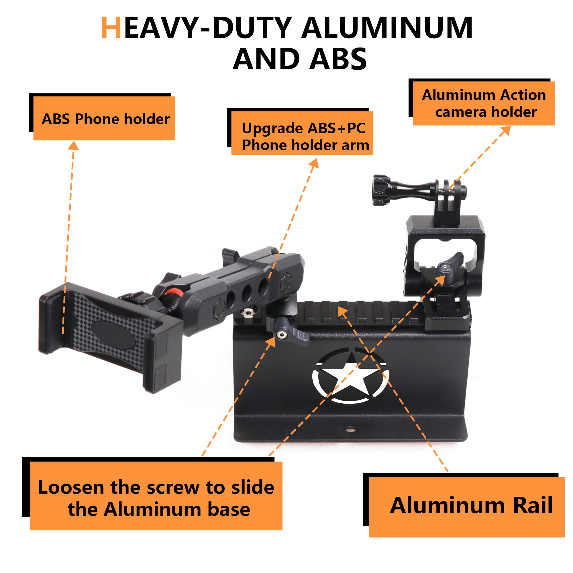 Rerpro Jk Dash Phone Mount Holder For 2012 2018 Jeep Wrangler Jk Jku Unlimited Interior Accessories Slide Rail Mounts Bracket Fo