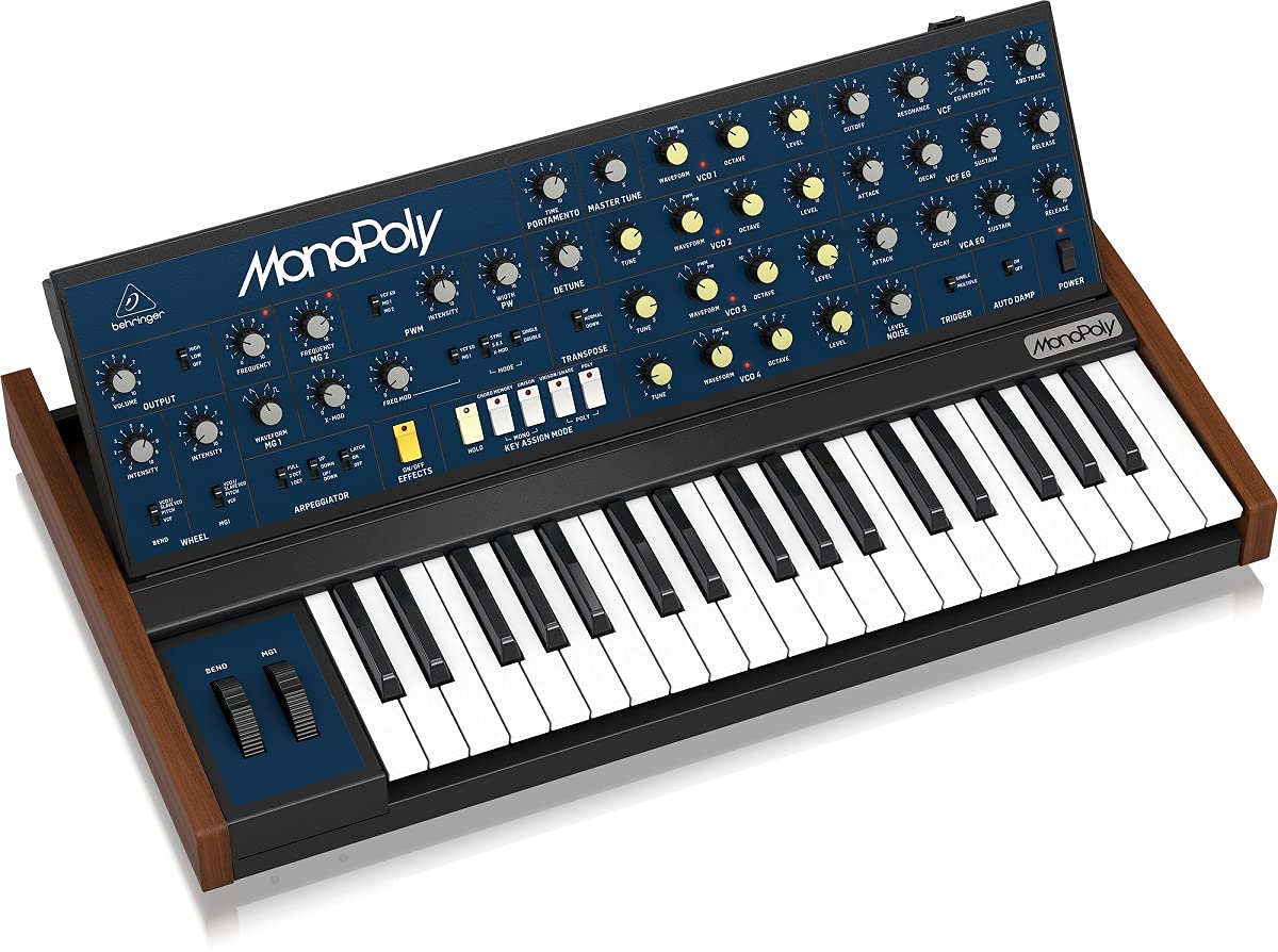 Behringer Monopoly 37-Key Analog 4-Voice Polyphonic Synthesizer