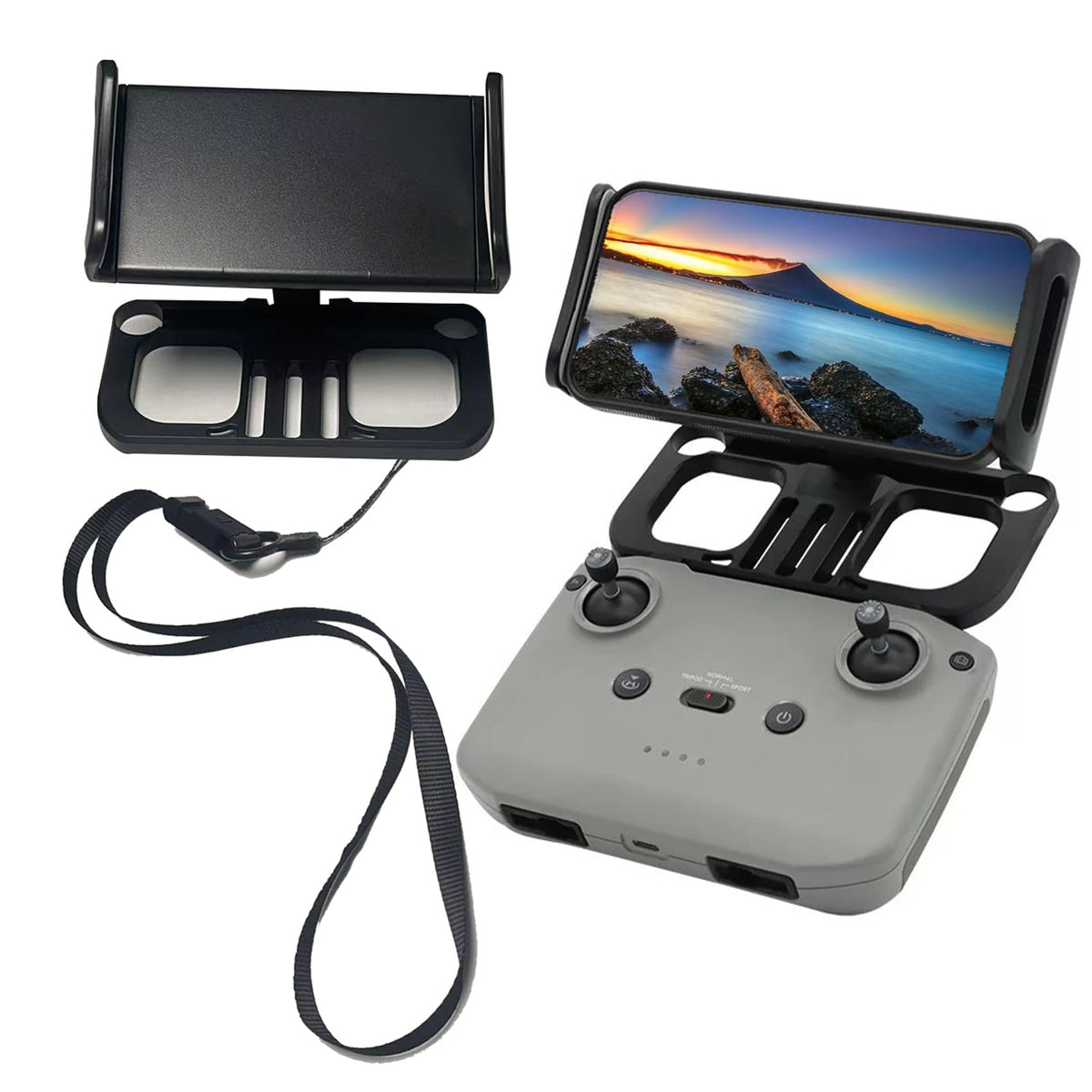HENWAFX Drone Controller Mount and Tablet Holder, 4.7-12.9 Inch Adjust ...