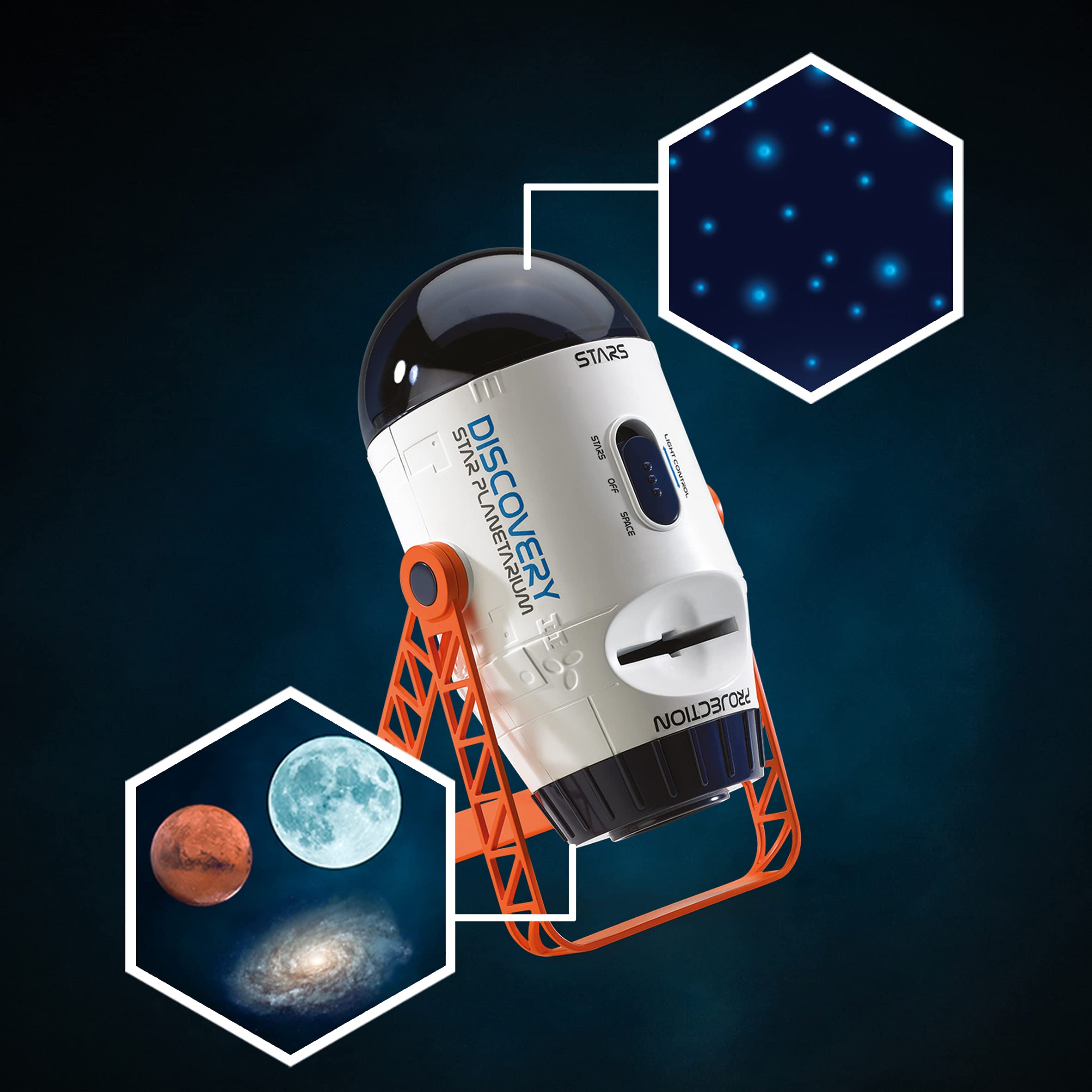 Discovey 6000076 Space Projector, White