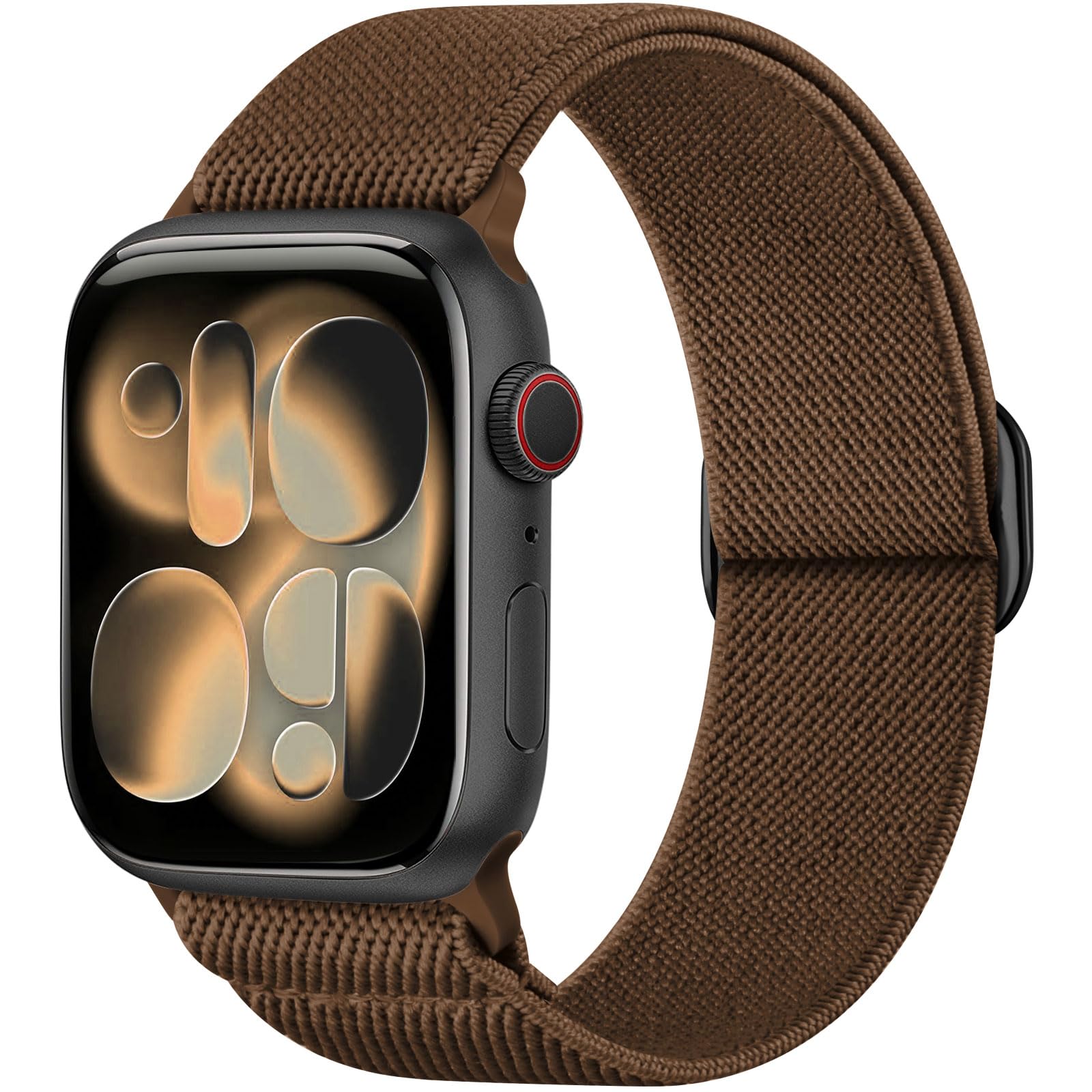 Ynitec Stretchy Nylon Loop Band for Apple Watch 44mm 45mm 46mm 49mm 42mm, Sport Ankle/Arm/Wrist Strap for iWatch Series 11-1, SE