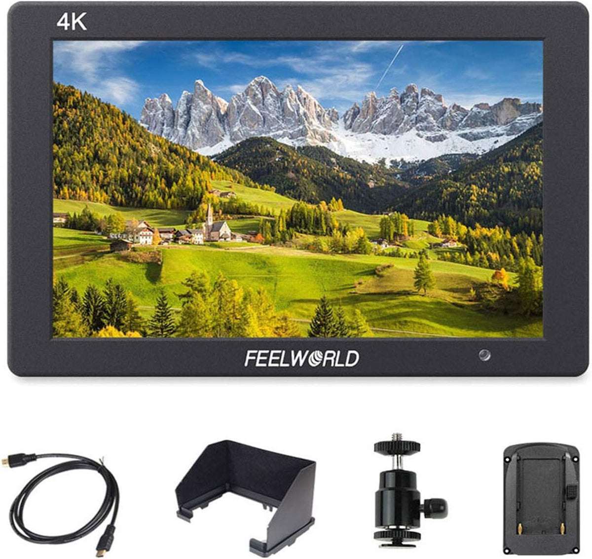 Feelworld T7 7 Inch Dslr On Camera Field Monitor Video Assist Full Hd 1920X1200 4K Hdmi Input Output With Peaking Focus Rugged A