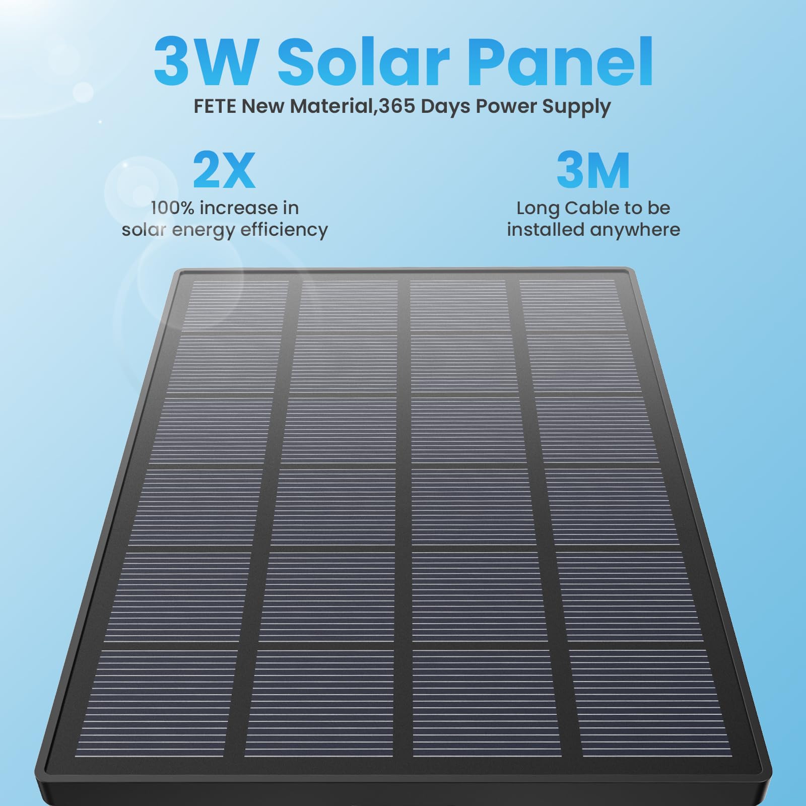 Iegeek Security Camera Outdoor, 2K Wireless Wifi 360�Ptz Camera, Solar Battery Powered Surveillance Camera With Spotlight/Siren/Motion Detection/3Mp Color Night Vision,Compatible With Alexa