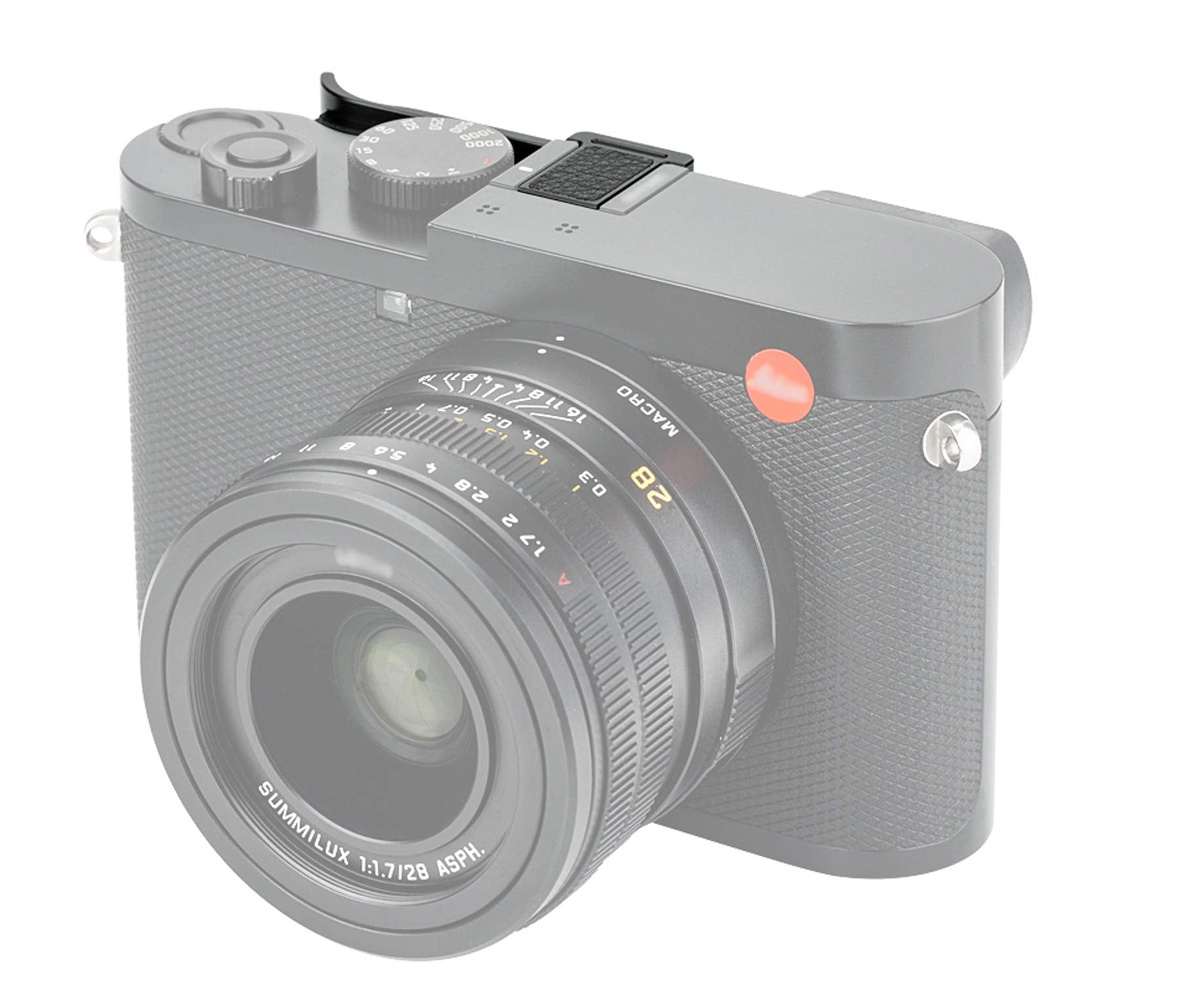 Jjc Ta Q2 Thumbs Up Grip For Leica Q2 Camera, Leica Q2 Thumb Grip, Made Of Premium Anodized Aluminium Alloy, Silicone Pad, Hot S