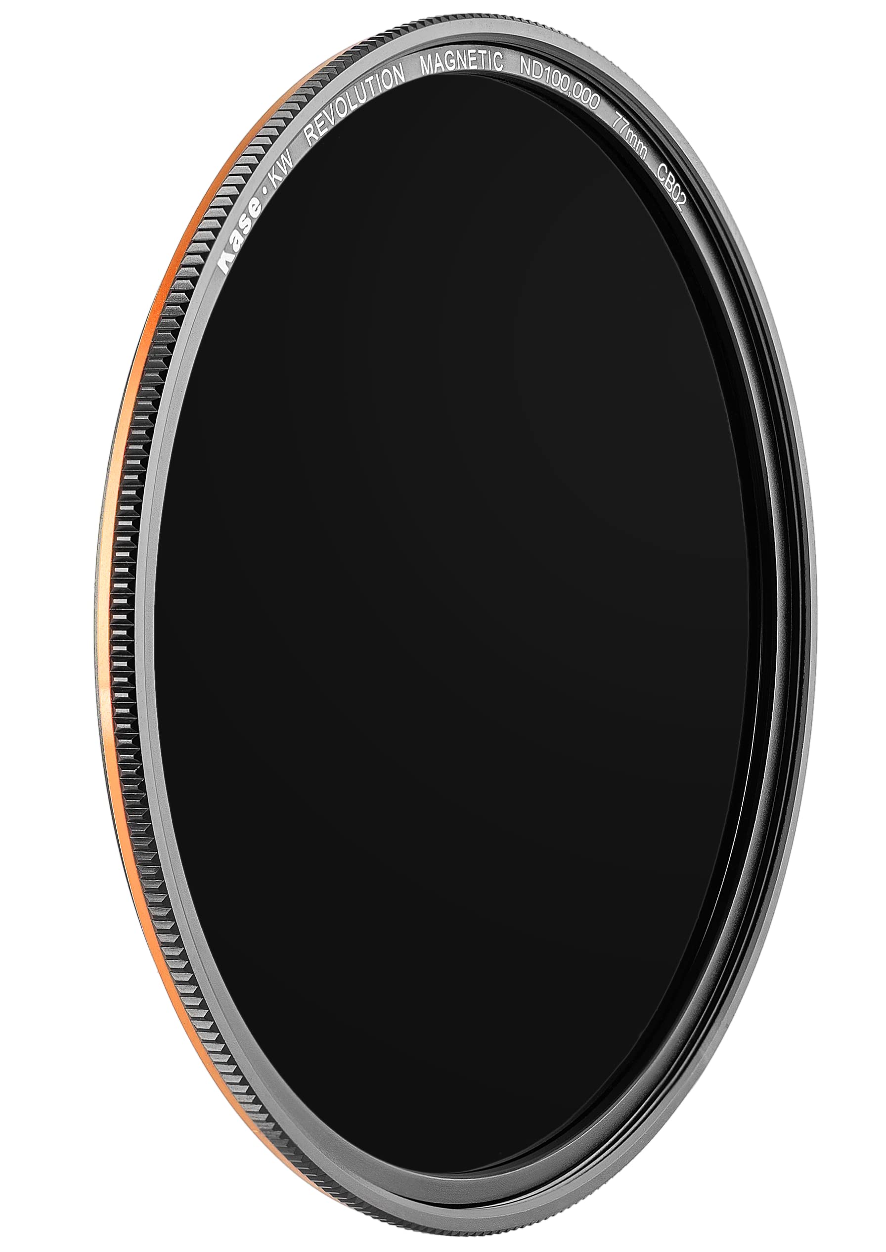 Kase Wolverine Revolution 77Mm Magnetic Nd100000 16.5 Stop Shockproof Tempered Optical Glass Filter W Orange Ring & Adapter