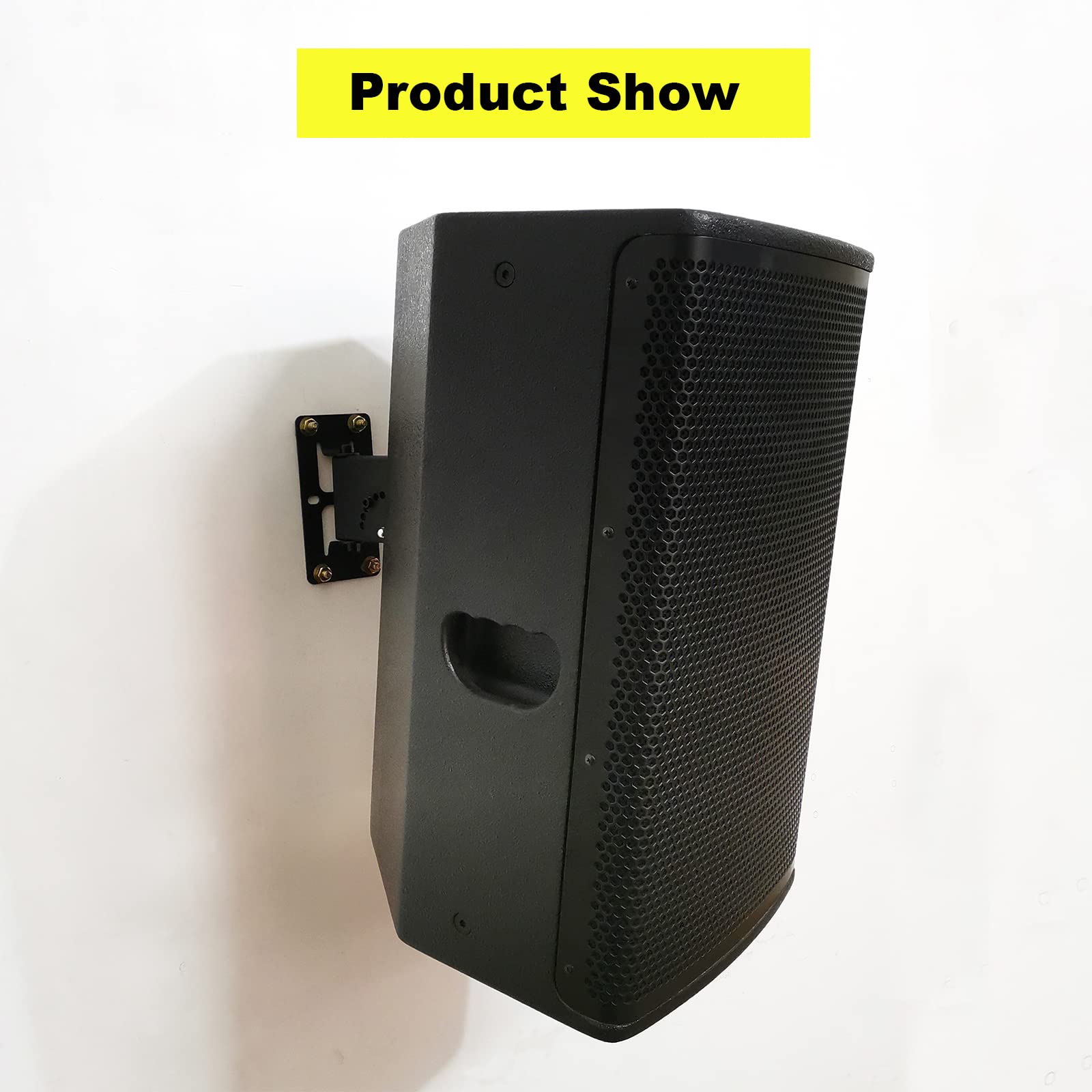 Howonder My 26 Speaker Wall Mounts, Wall Speaker Mount Bracket Compatible With Bookshelf Speaker,Pa Speakers,Column Speakers (2