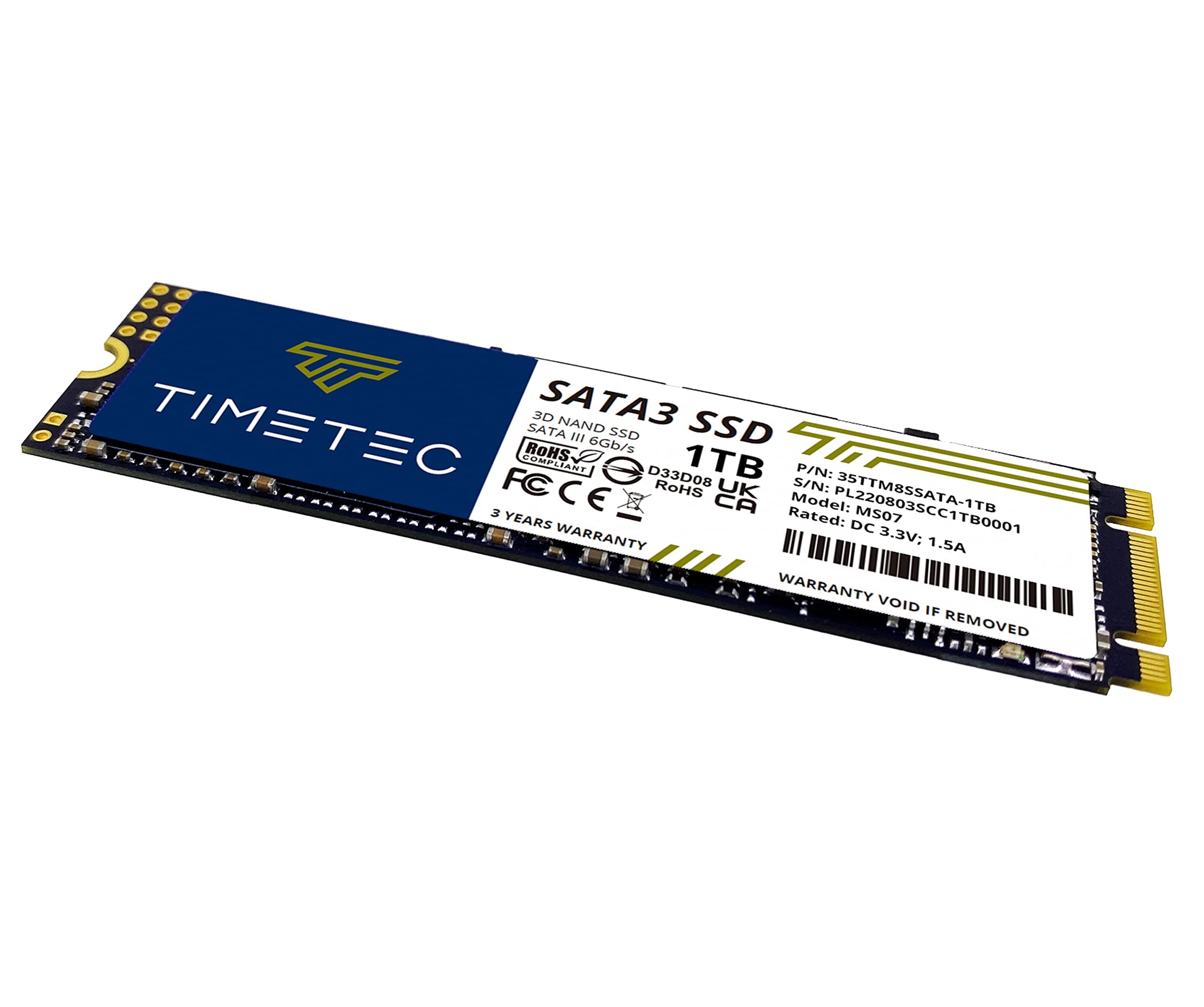 Timetec 1Tbx10 (10 Pack) Ssd 3D Nand Sata Iii 6Gb/S M.2 2280 Ngff Read Speed Up To 550Mb/S Slc Cache Performance Boost Internal Solid State Drive For Pc Computer Laptop And Desktop