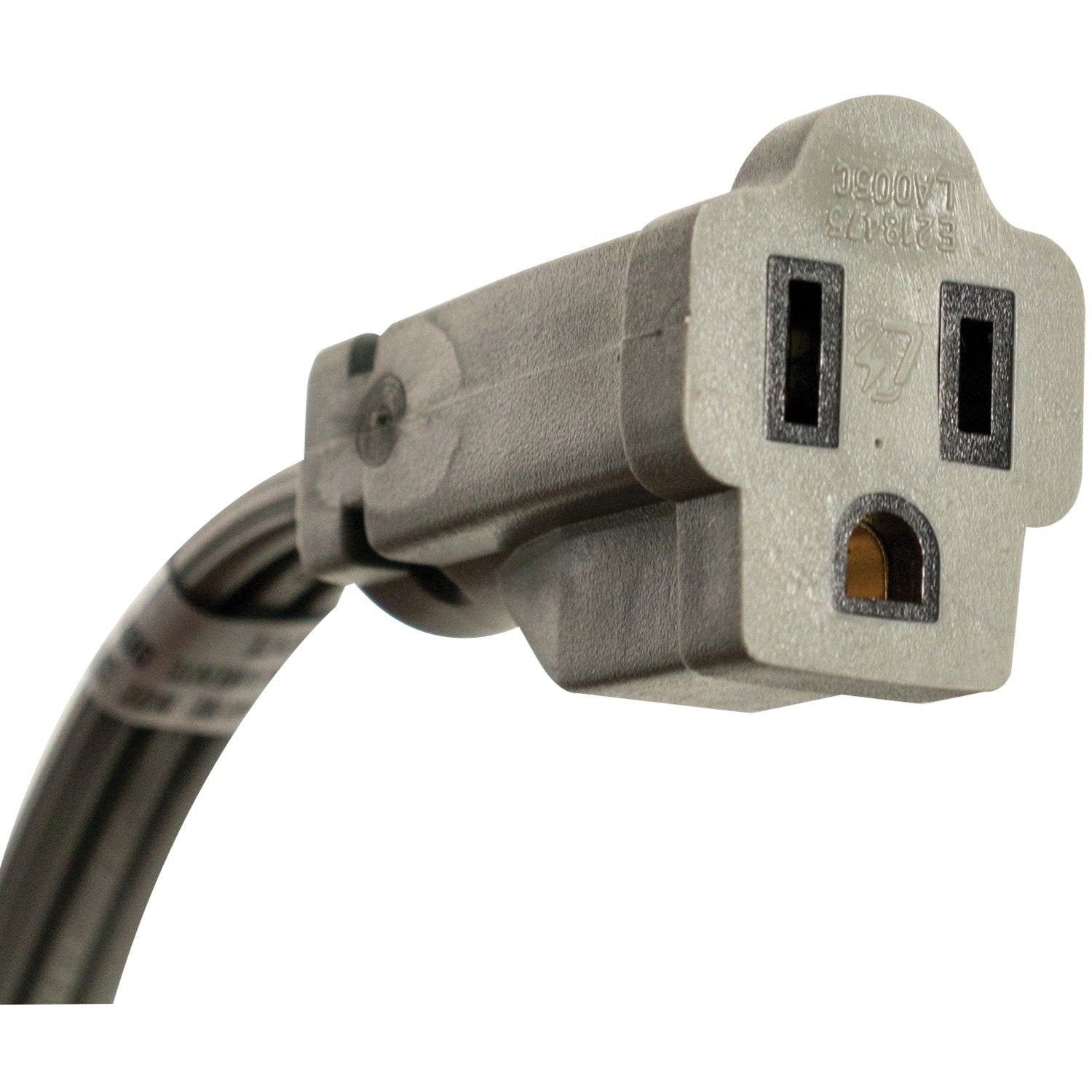 Certified Appliance Accessories 15 0312 15 Amp Appliance Extension Cord, 12 Feet, Grounded, Right Angle Plug Head