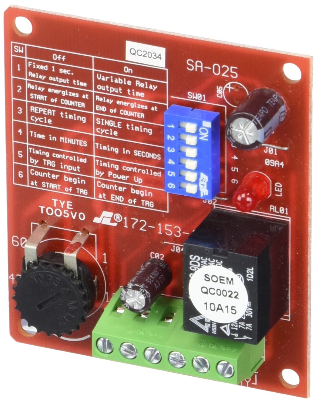 Seco-Larm SA-025Q Enforcer Multi-Purpose Programmable Timer Module