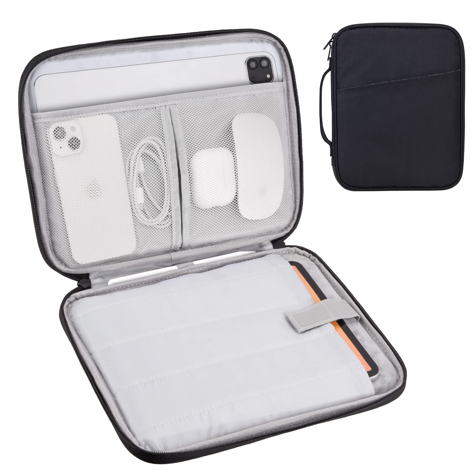 9 11 Inch Ipad Carrying Case, Padded Travel Tablet Sleeve Bag For Ipad Pro 11 In (M4), Ipad 10.9 (10Th Gen), Ipad Air 11 In (M2)