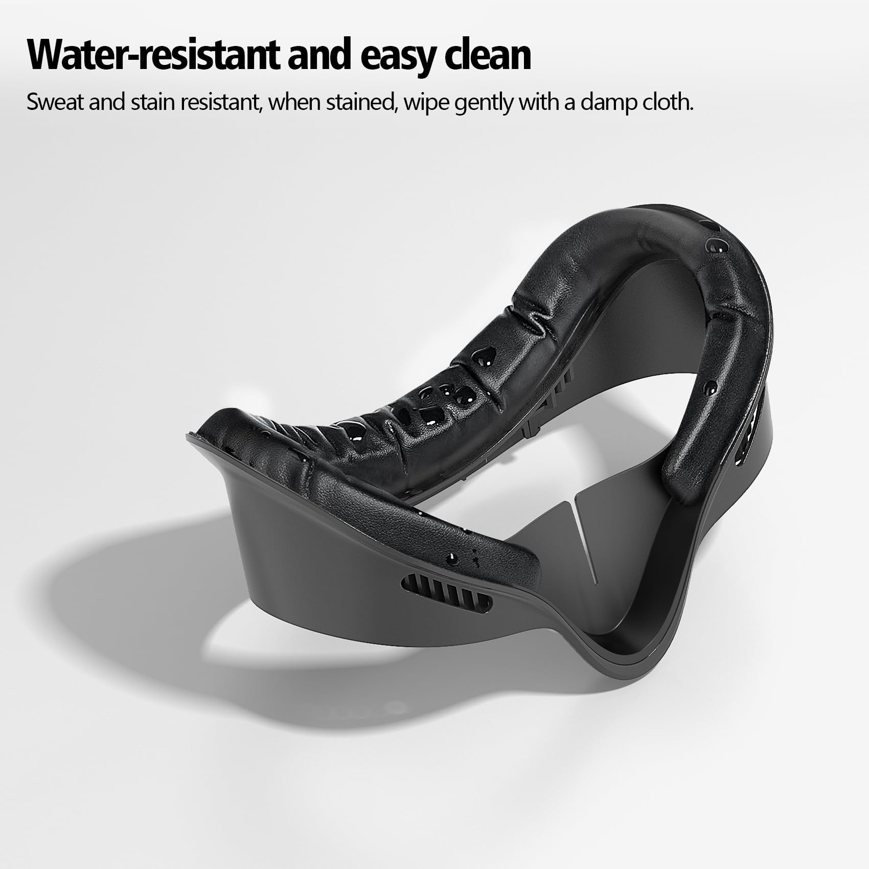 Vznek Face Cover Pad For Oculus Quest 3/3S, Sweat-Proof Pu Foam Cushion For Meta Quest 3/3S, Compatible With Oculus Quest 3/3S O