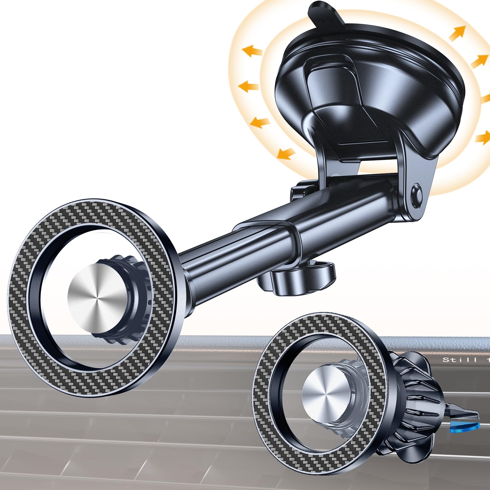 For Magsafe Car Mount? Windshield + Vent + Dash ? Magnetic Phone Holder For Car Phone Holder Mount Cell Phone Holders For Your C