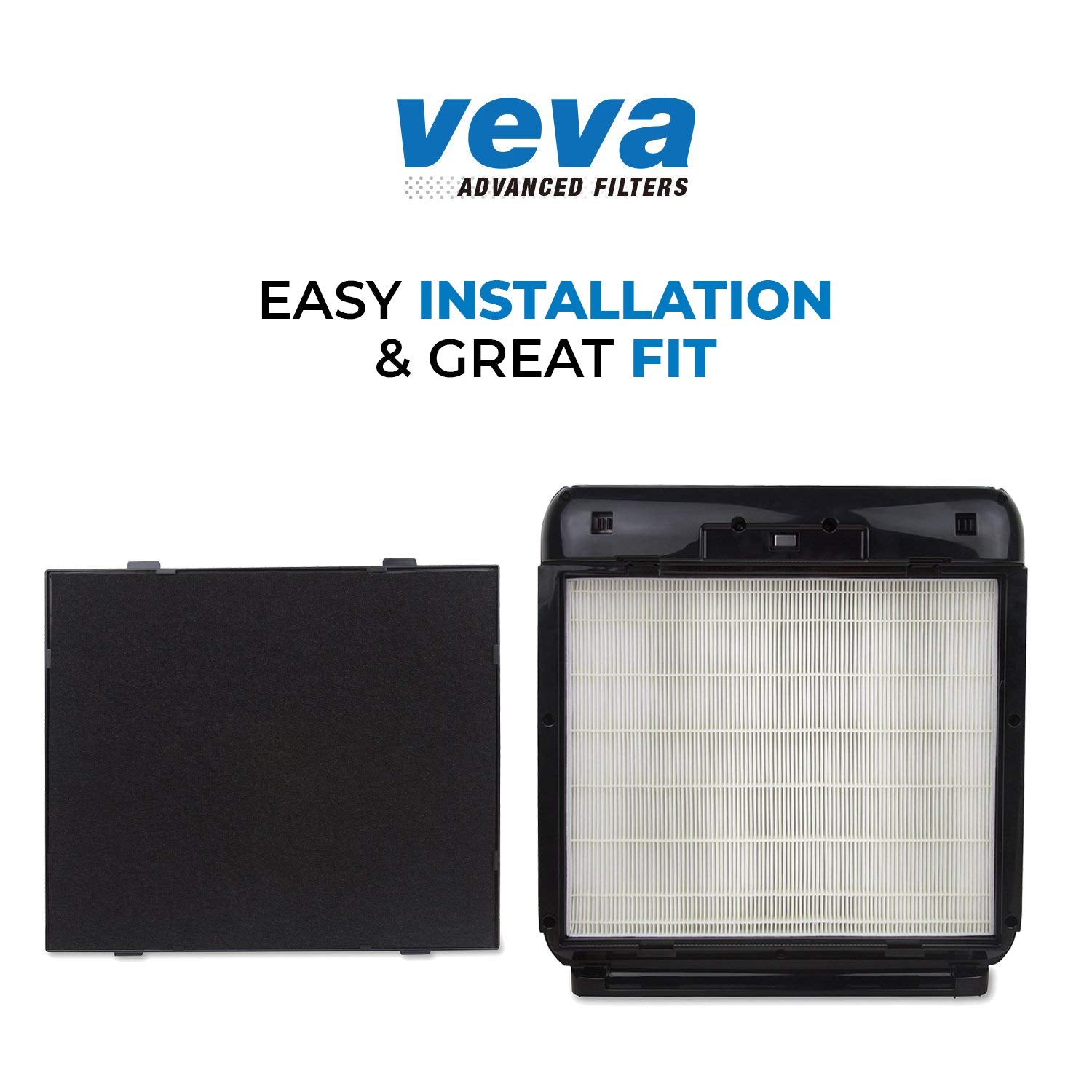 Veva Hepa Filters Compatible With Coway Airmega Ap 1512Hh   2 Pack Hepa Air Purifier Filters With 8 Charcoal Pre Filters Compati