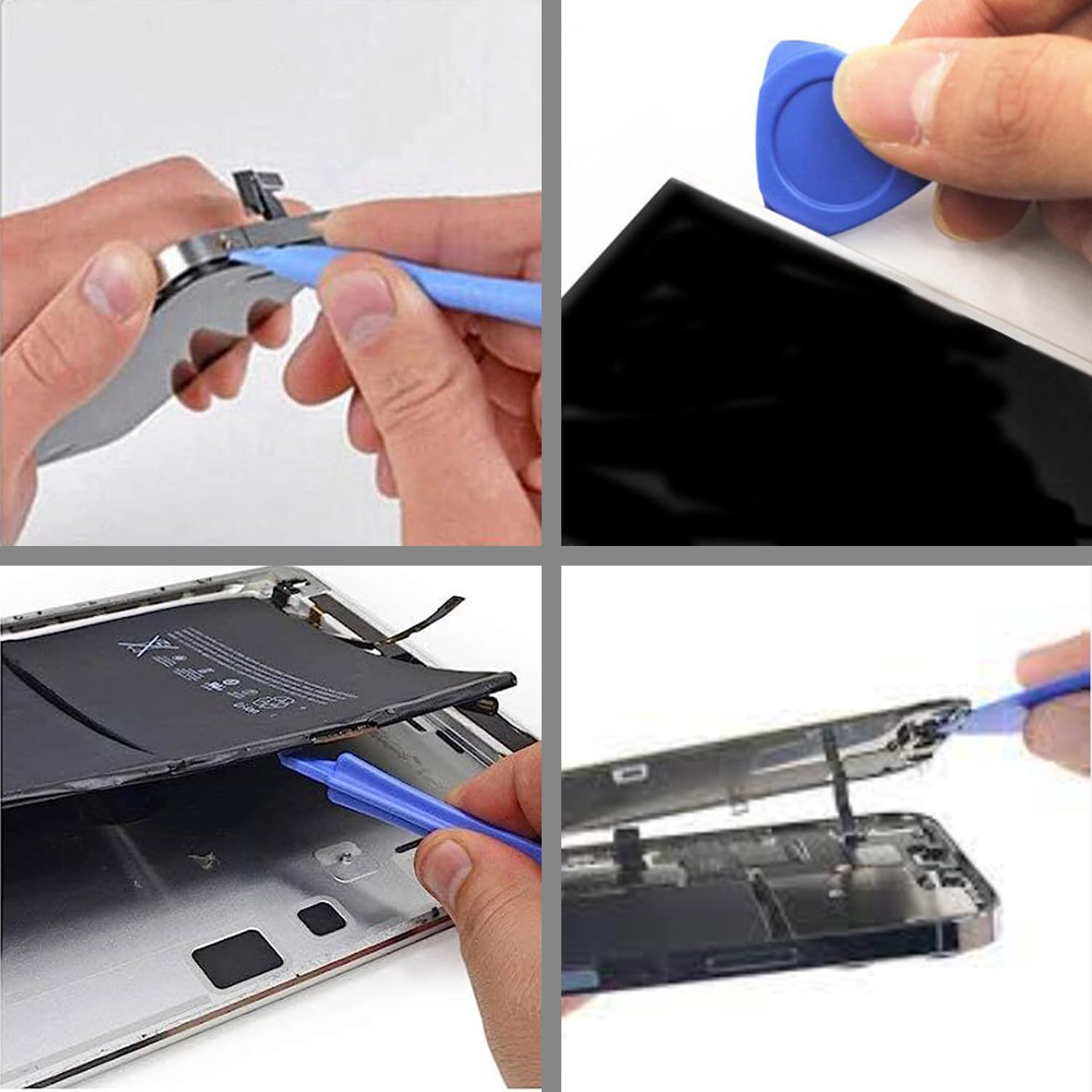 10Pcs Universal Triangular Prying Tool, 2Pcs Pry Bars, Plastic Spudger Tool Kit, Prying & Open Tool For Iphone, Laptop, Desktop