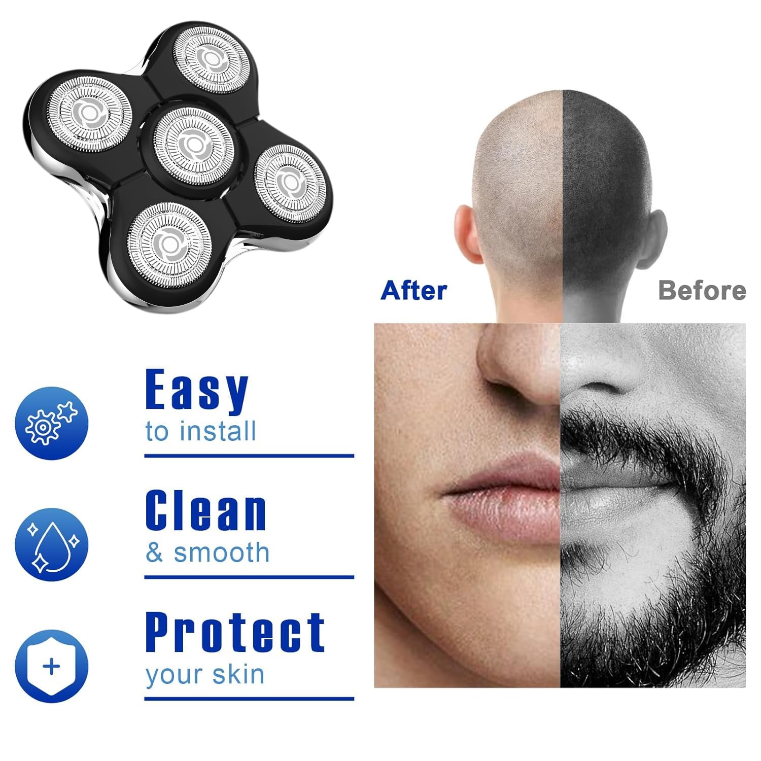 3Pack Shaver Replacement Head Compatible With Remington Pro Peplacement Head For Model Xr7000 Shaver,Replacement Blades Precisio