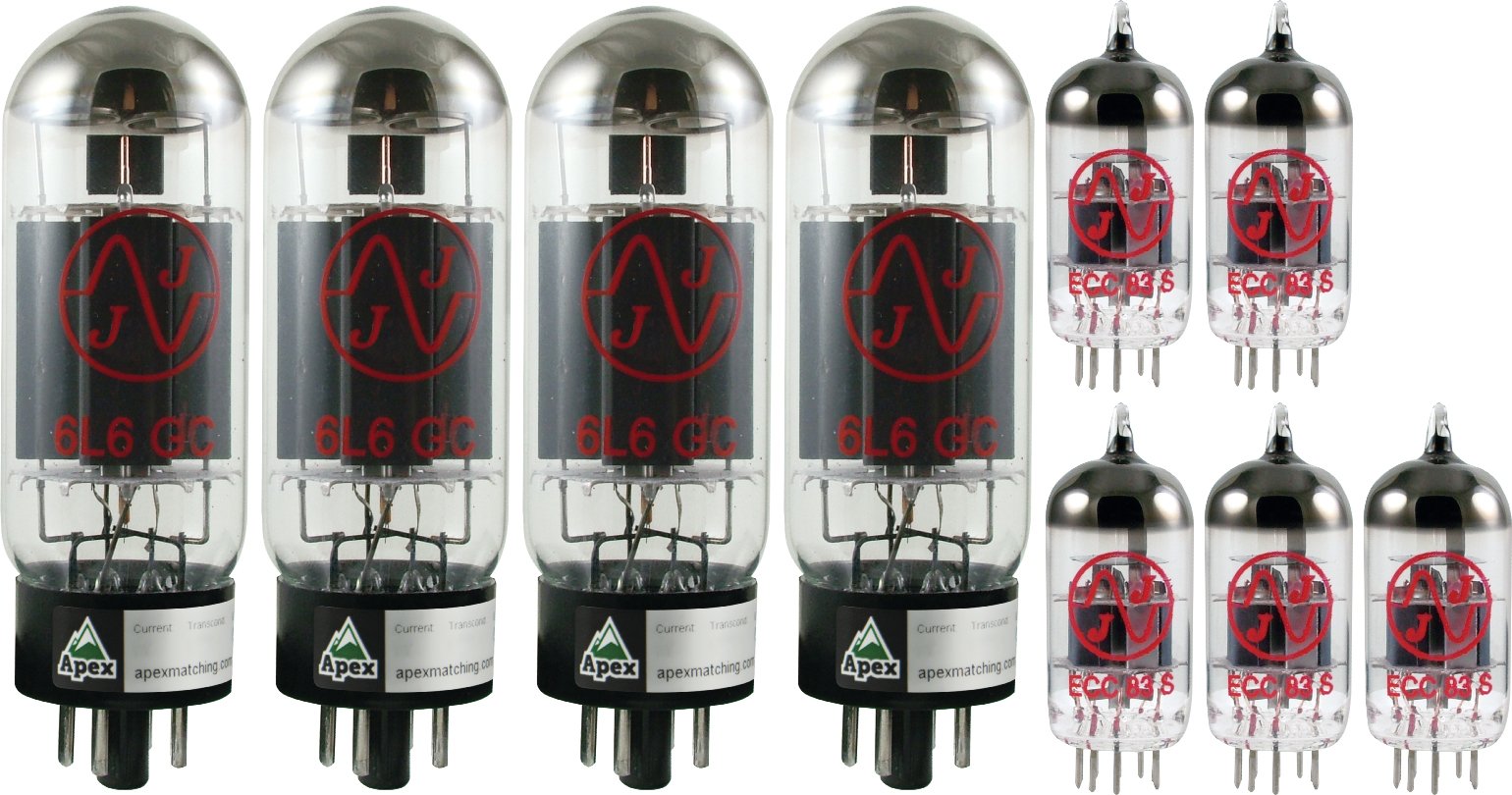 Sacrack Peavey 5150 Tube Set, Jj Tubes (X4 6L6Gc, X5 12Ax7), Apex Matched