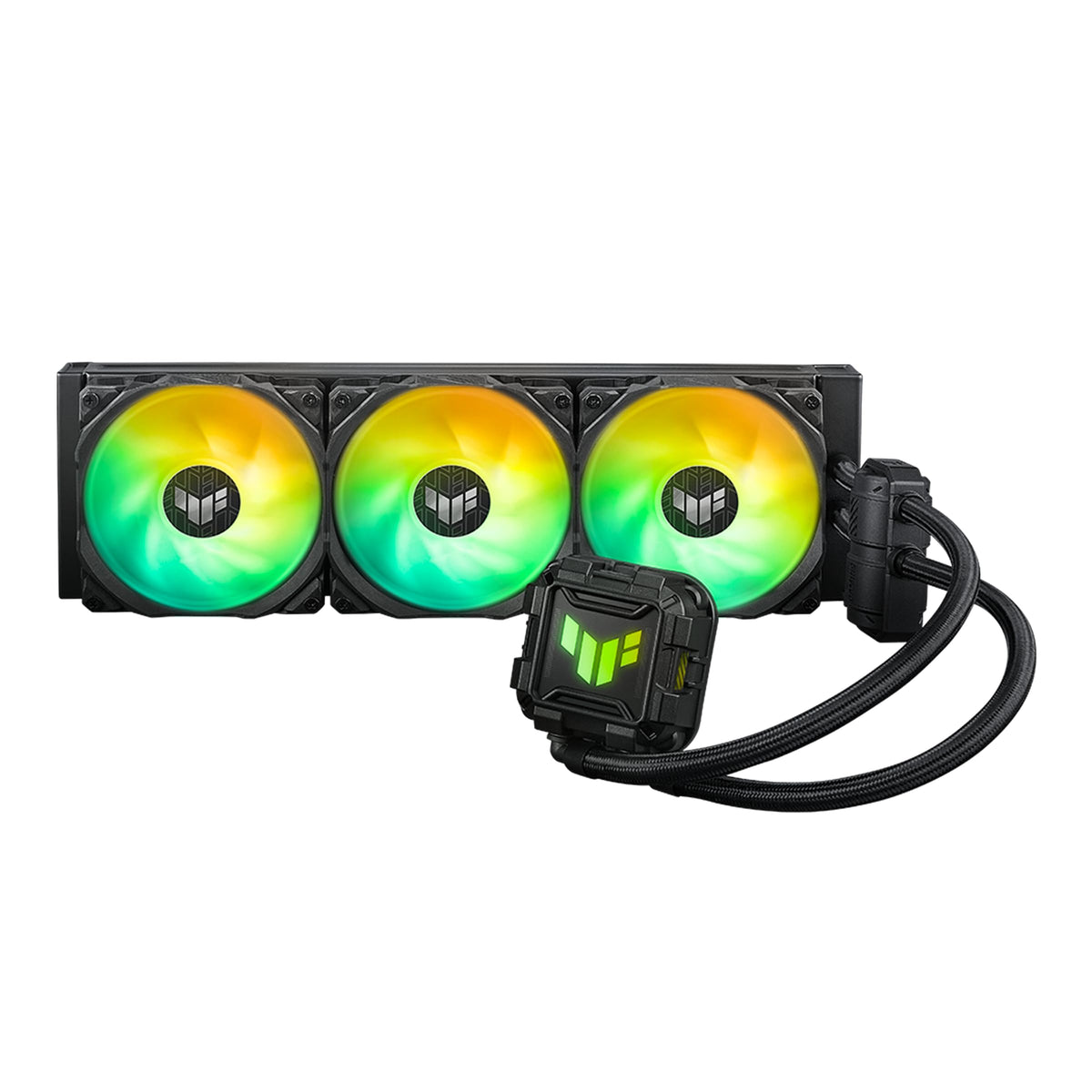 Asus Tuf Gaming Lc Ii 360 Argb All In One Liquid Cpu Cooler With Aura Sync, 3X Tuf Gaming 120Mm Argb Radiator Fans, Reinforced T