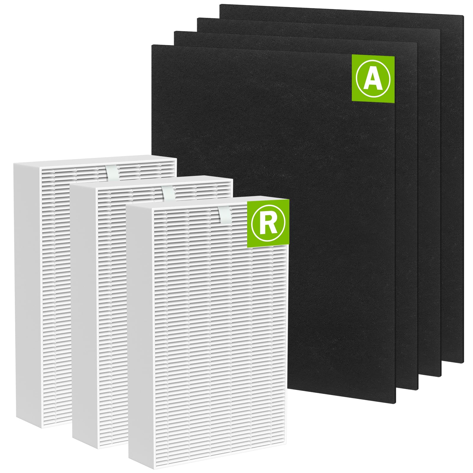 3 Pack Hpa300 Hepa Filter Replacement For Honeywell Hpa300 Series Air Purifiers Hpa300, Hpa300Vp, Hpa304, Hpa3300, Replace Hrf R