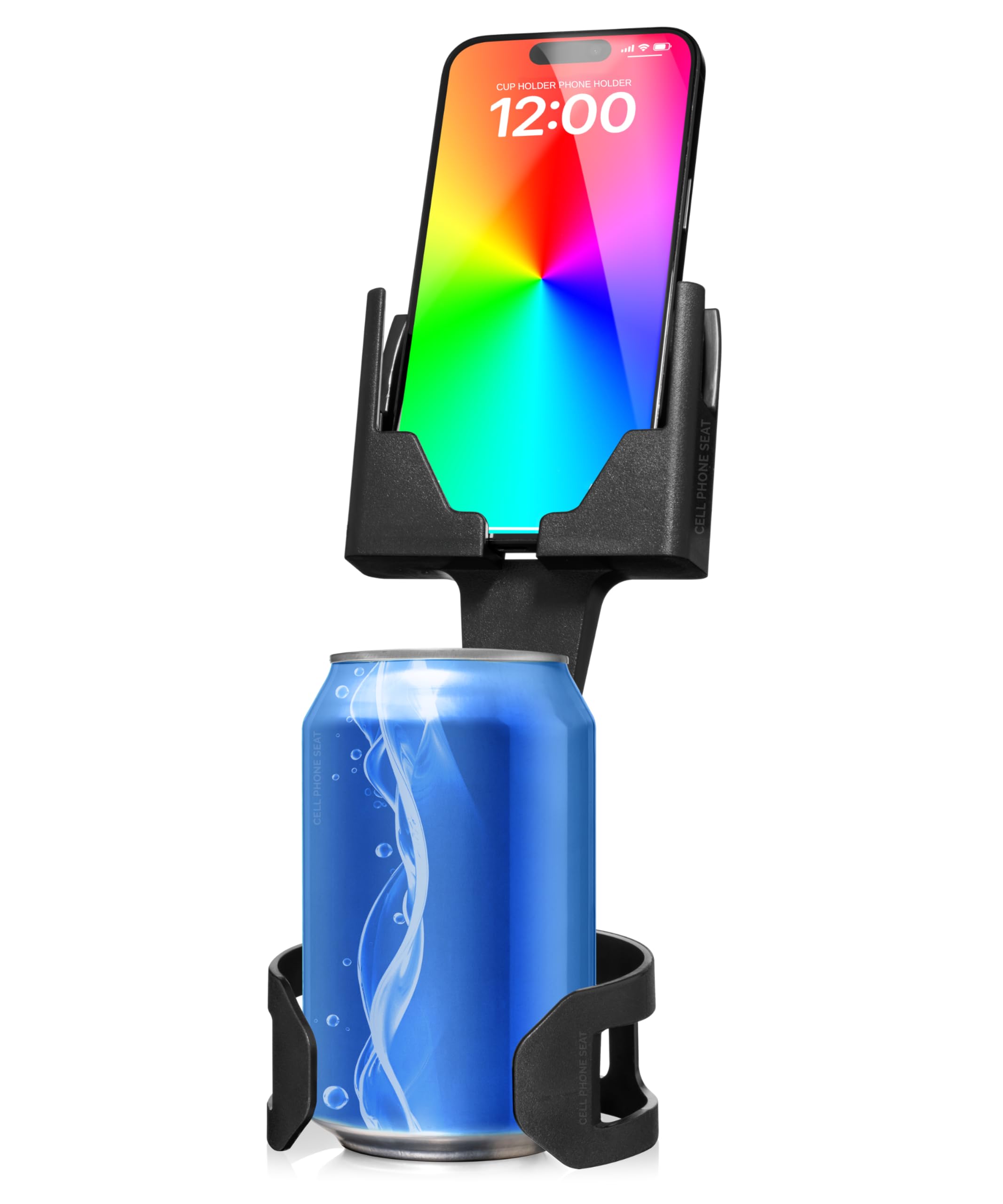 Cup Holder Phone Holder - Made In Usa - Cell Phone Car Mount, Universal Car Cup Mount Compatible With All Smartphones, Iphone 16