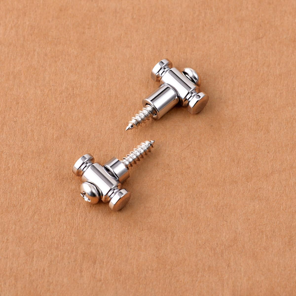 Guyker Guitar Roller String Retainers(Set Of 2)   String Guide, Strings Trees Replacement Part For Electric Guitars, Sr1 Chrome