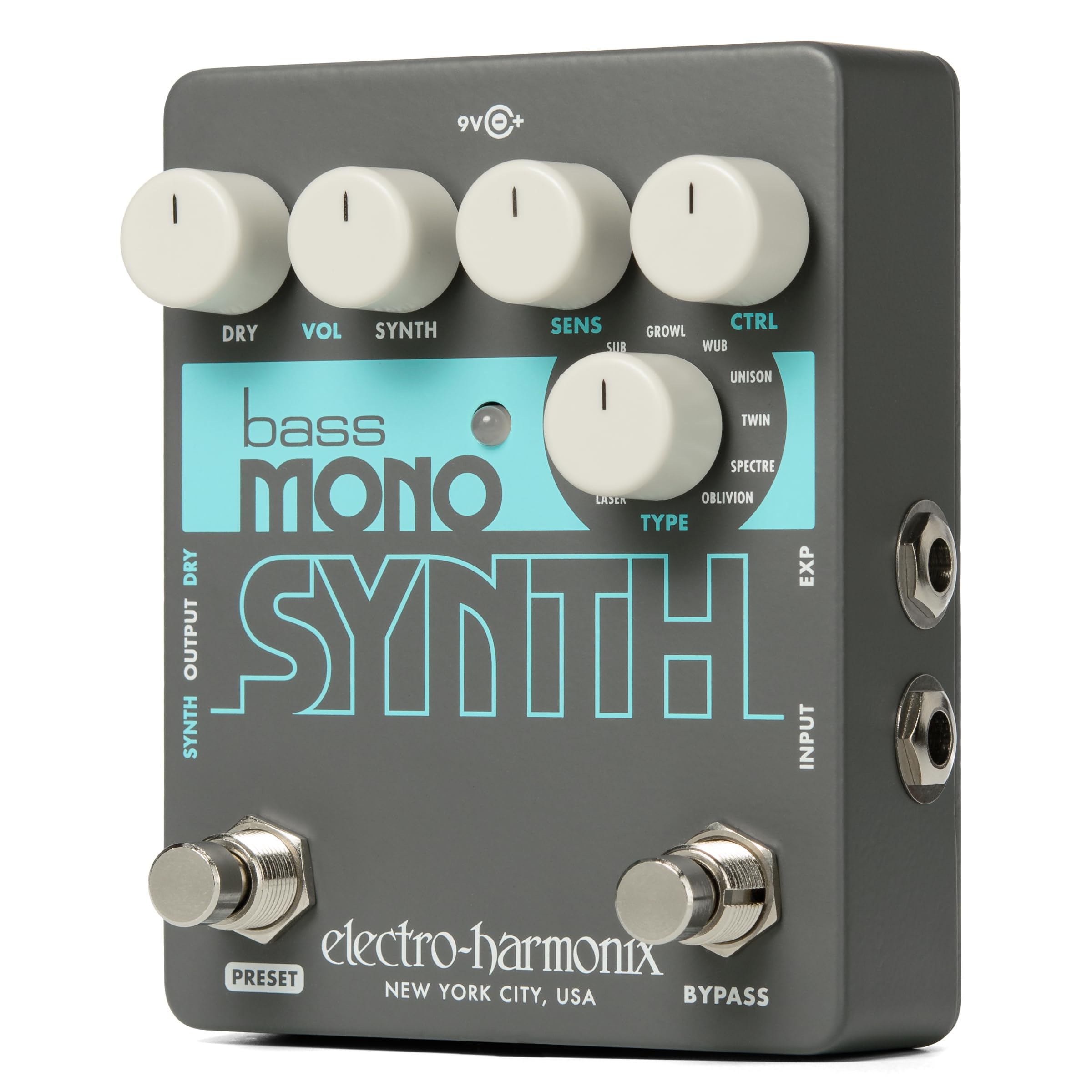 Electro Harmonix Bass Mono Synth Bass Synthesizer Pedal