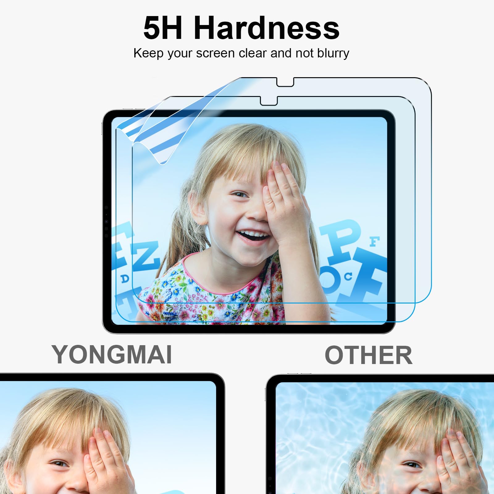 2 Pack   Blue Light Blocking Screen Protector For Ipad 10.9 Inch Tablet (2022 Released, 10Th Gen, A2696/A2757/A2777), Anti Blue