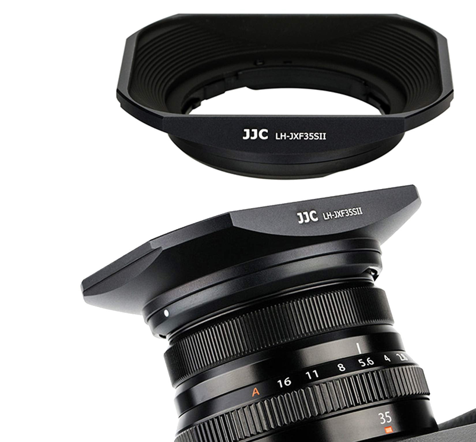 Jjc Dedicated Black Metal Square Bayonet Lens Hood For Fujinon Xf35Mmf2 R Wr Xf23Mmf2 R Wr, Fuji 35Mm F2 Hood, 23Mm F2 Lense Hoo