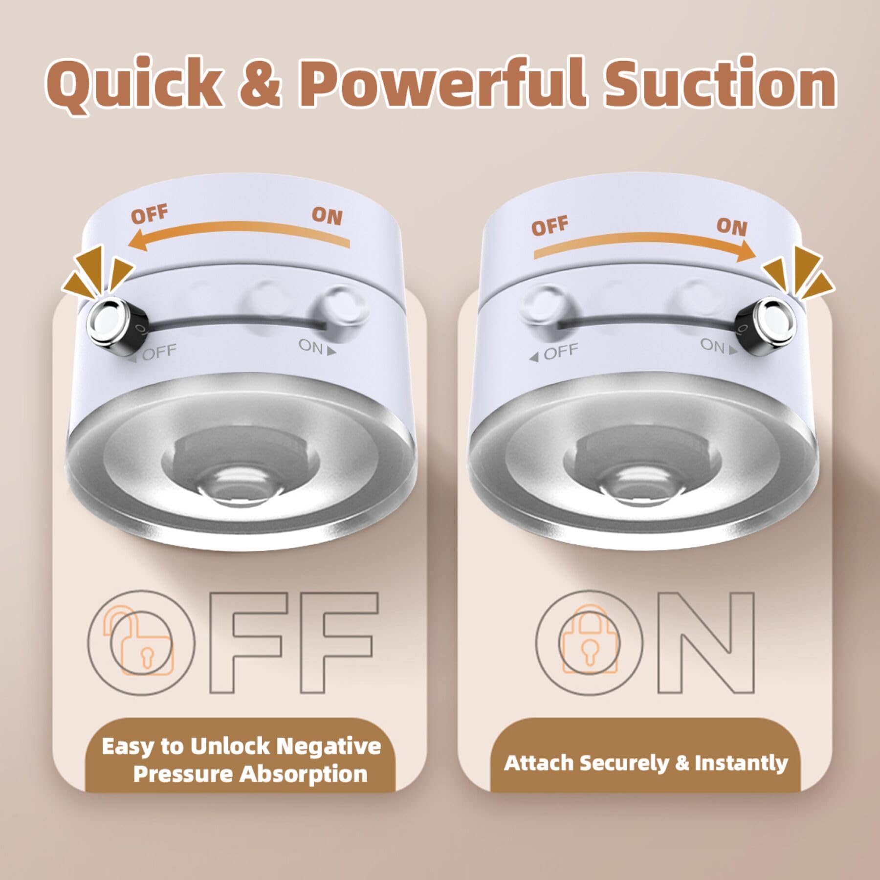 Sevenka Vacuum Magnetic Phone Holder Compatible With Iphone 16 15 14 13 12, Samsung, All Phone, Small Universal Foldable Magneti