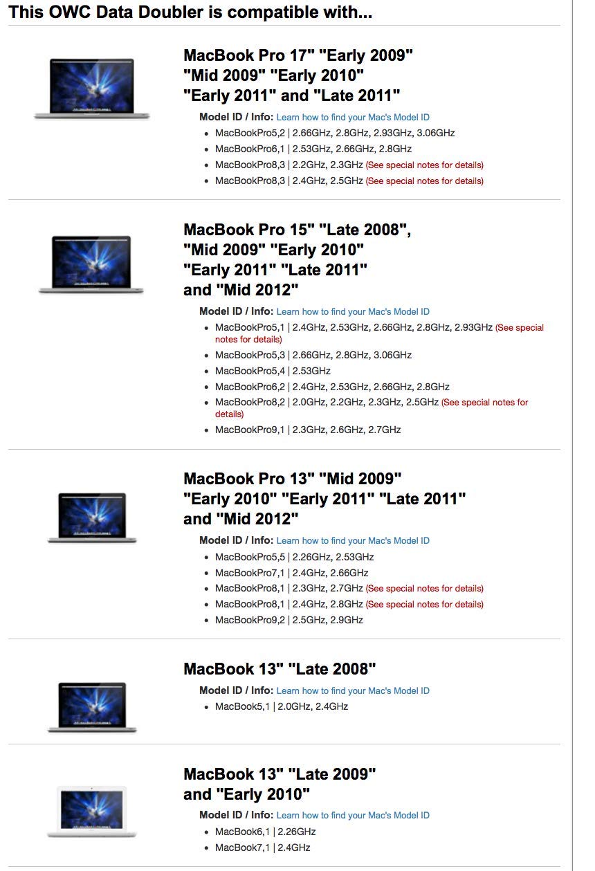 Owc Data Doubler, Optical To Sata Hd Converter Bracket Solution For Mac Laptops, (Owcddambs0Gb)