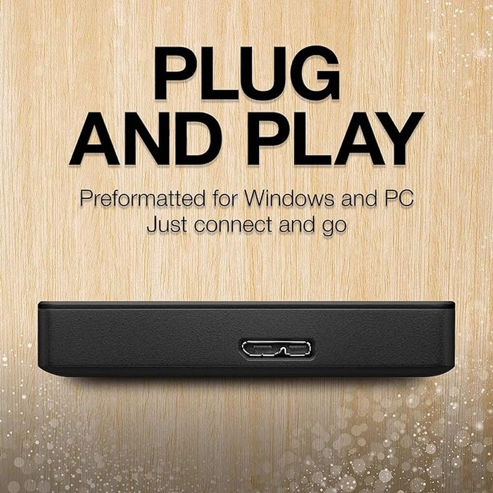 Seagate Portable 2Tb External Hard Drive Hdd   Usb 3.0 For Pc, Mac, Playstation, & Xbox  1 Year Rescue Service (Stgx2000400)