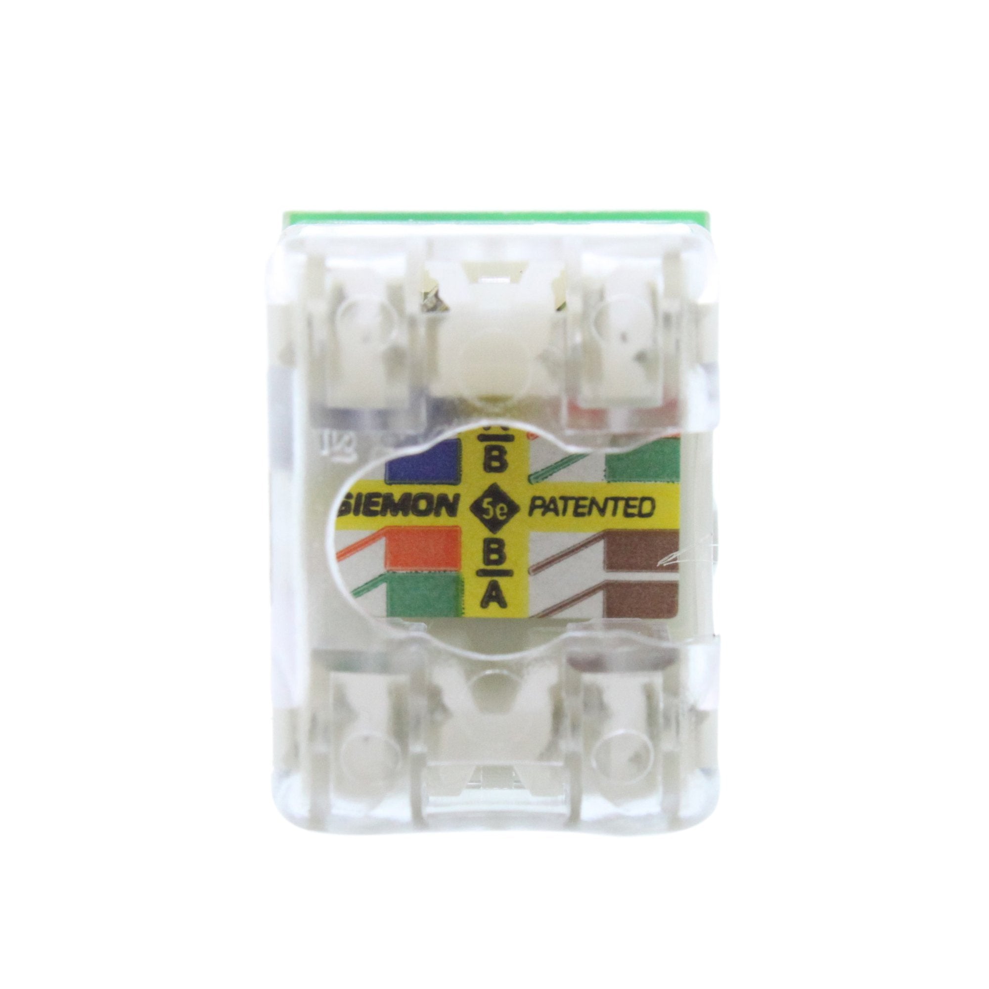 Mx5 F02   Siemon Max 5E Category 5E Flat Jack, White