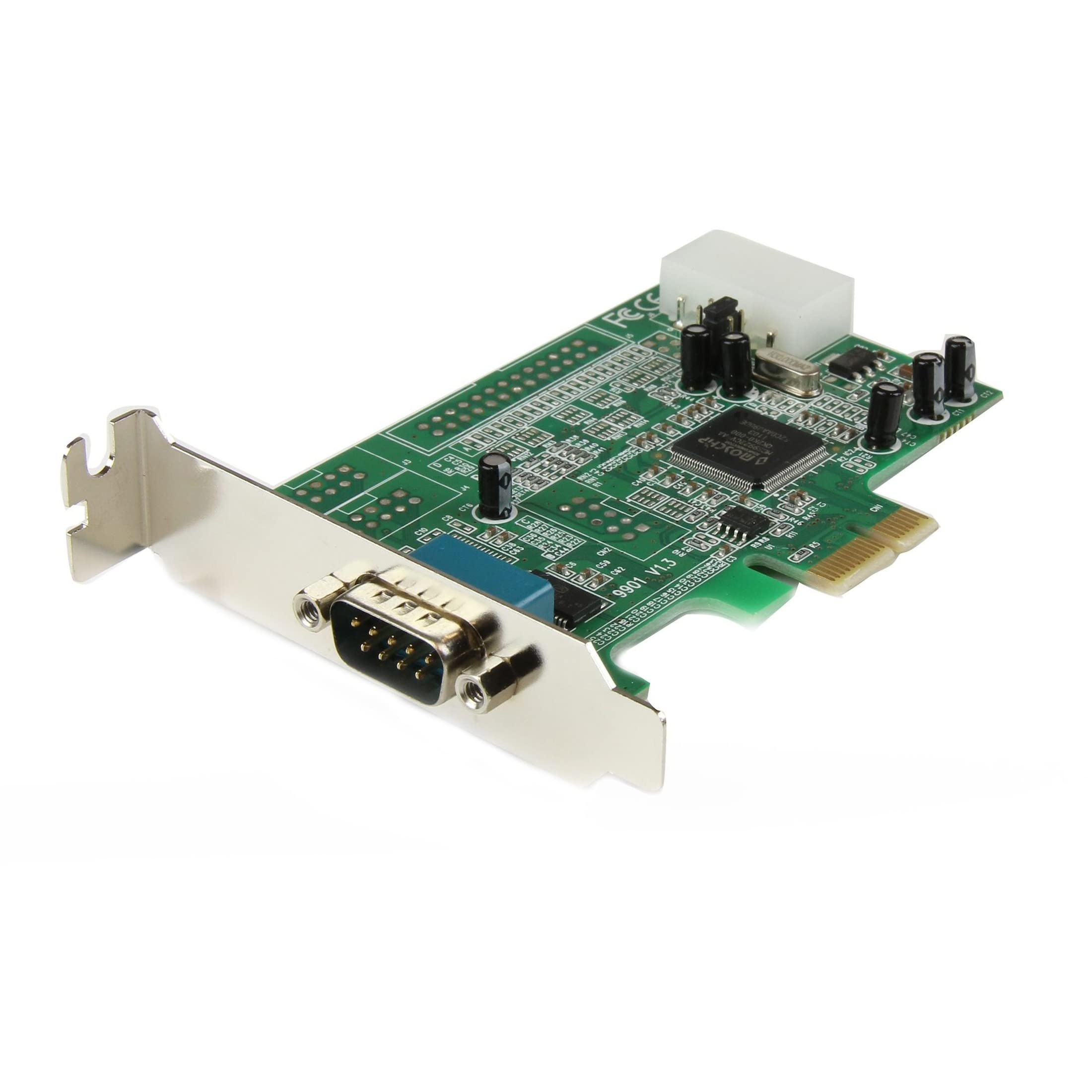 StarTech.com 1port PCI Express RS232 Serial Adapter Card  PCIe RS232 Serial Host Controller Card  PCIe to Serial DB9  16550 