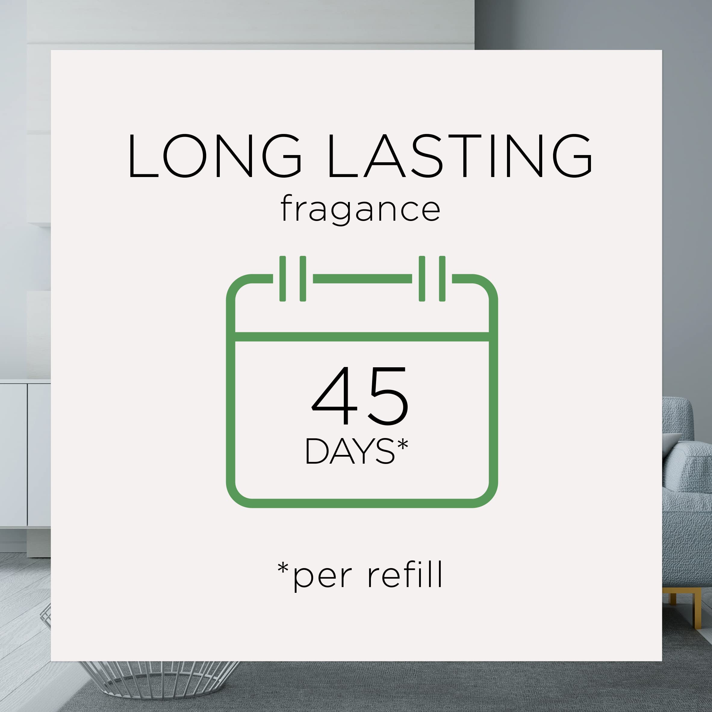 Air Wick Essential Mist Refill, 5 Ct, Mandarin & Sweet Orange, Essential Oils Diffuser, Air Freshener