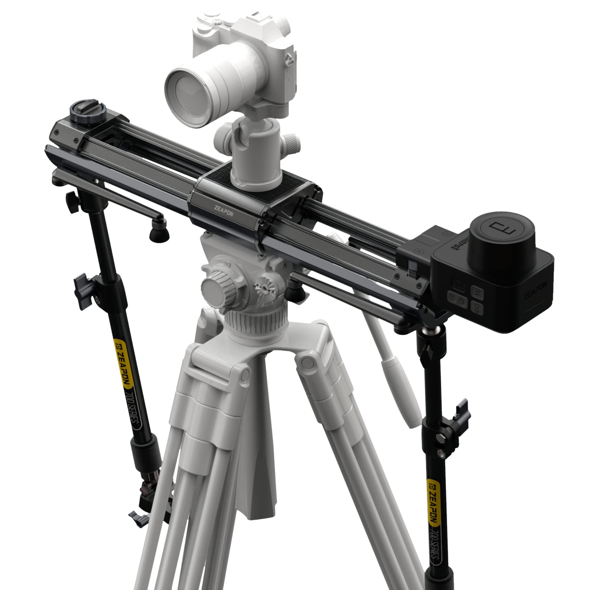 Zeapon Micro 3 E700 Double Distance Motorized Camera Slider, 30/77Cm Travel Distance, Compact Slider With Carrying Case, Motor