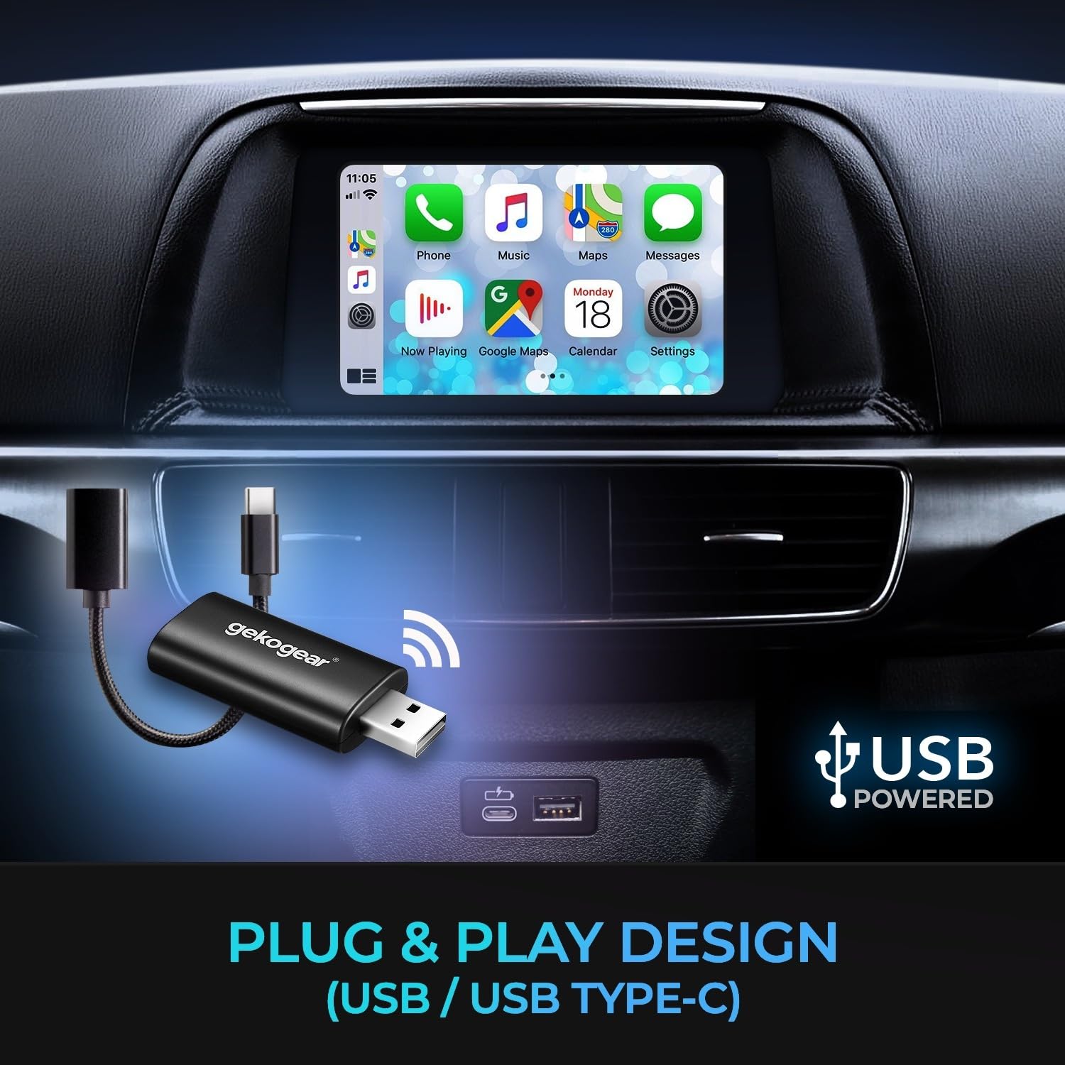 Wireless Dongle For Carplay