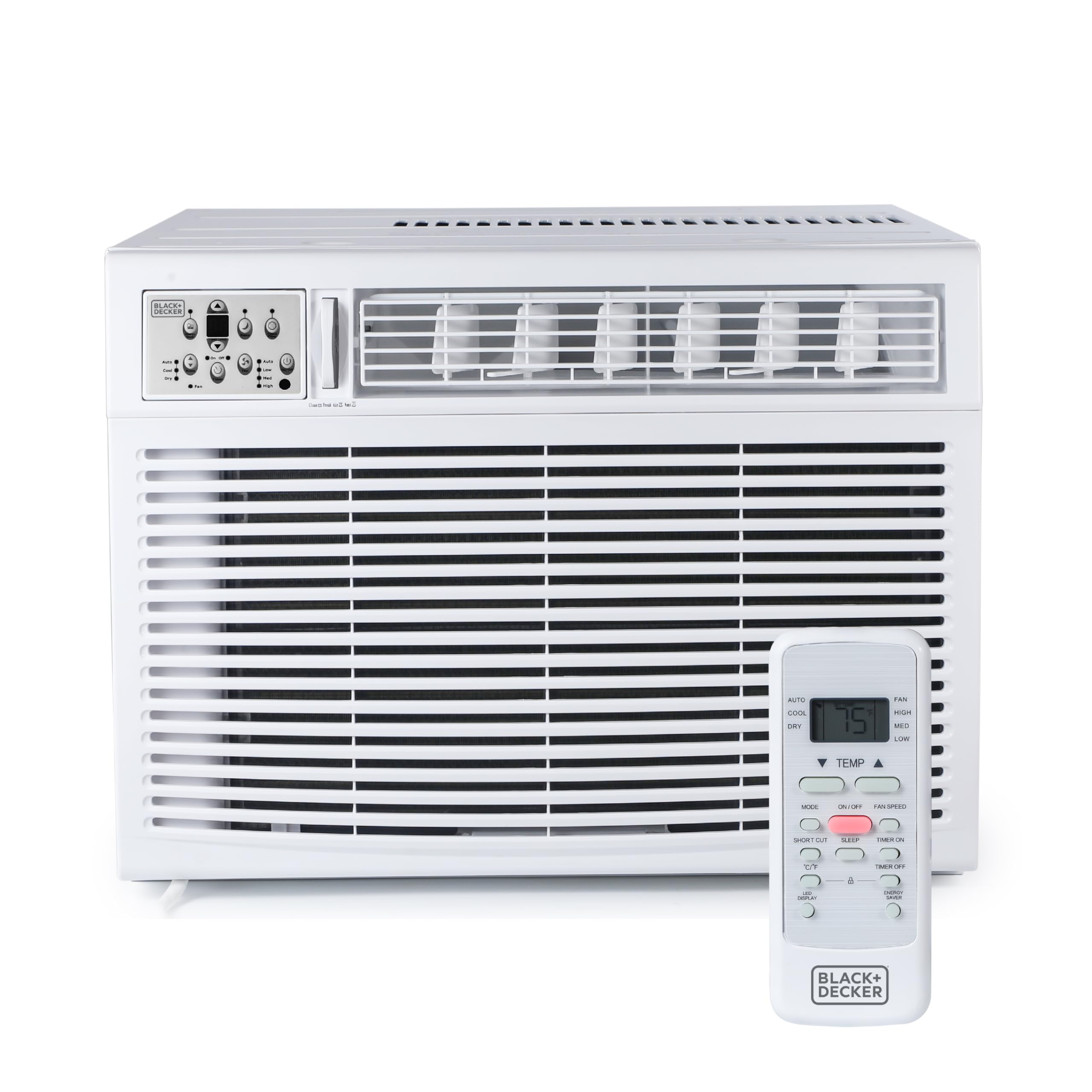 BLACK+DECKER Window or Through The Wall Air Conditioner 18000 BTU, AC Window Unit Cools Up to 1000 Square Feet, Window AC Unit w