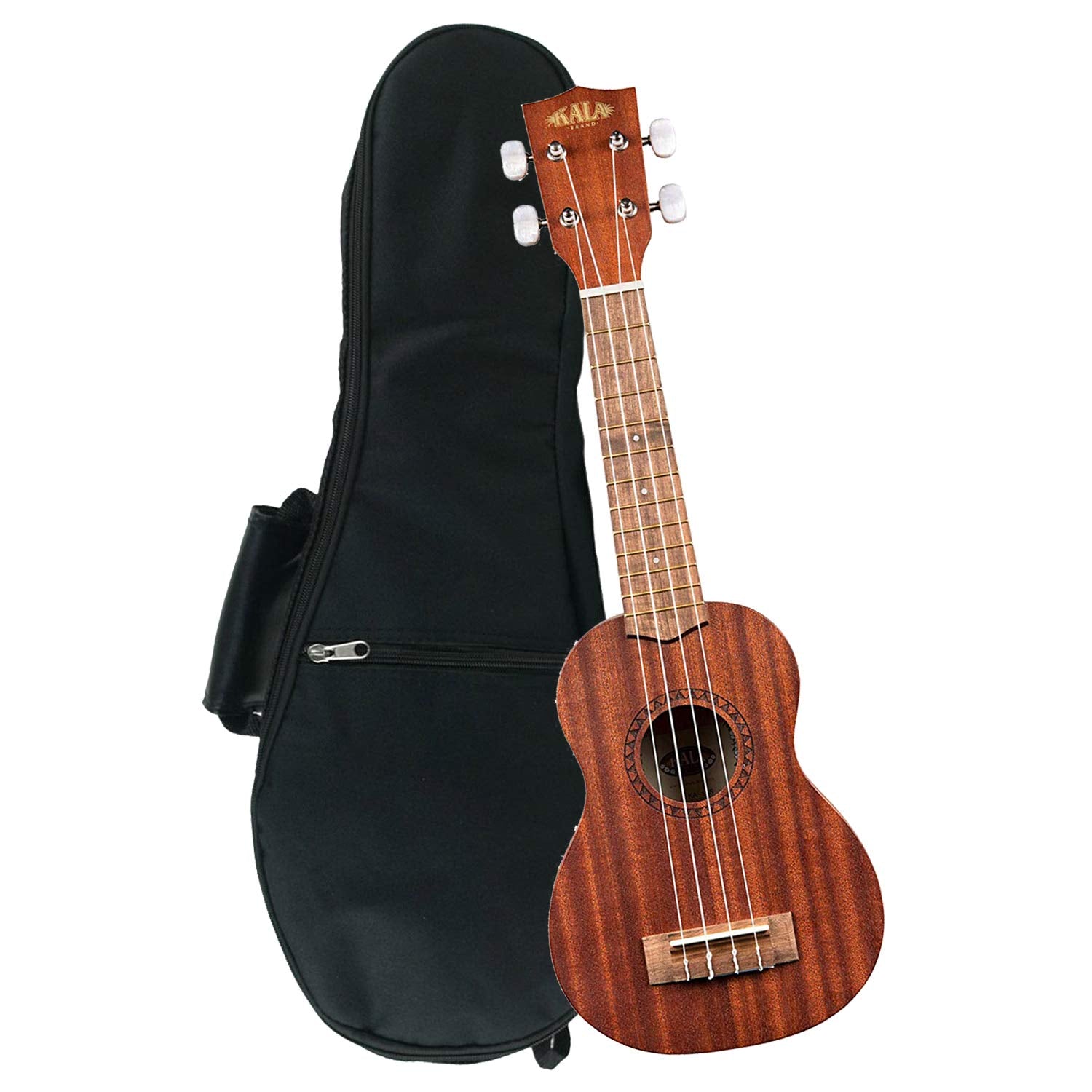 Kala Ka 15S Mahogany Soprano Ukulele With Deluxe Gig Bag