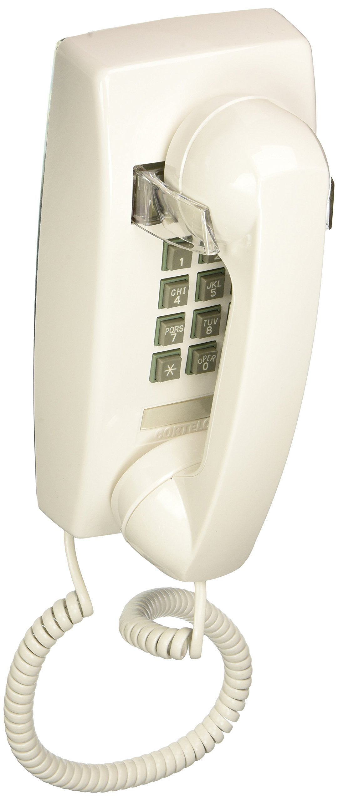 Cortelco 255415 Vba 20M Single Line White Wall Telephone