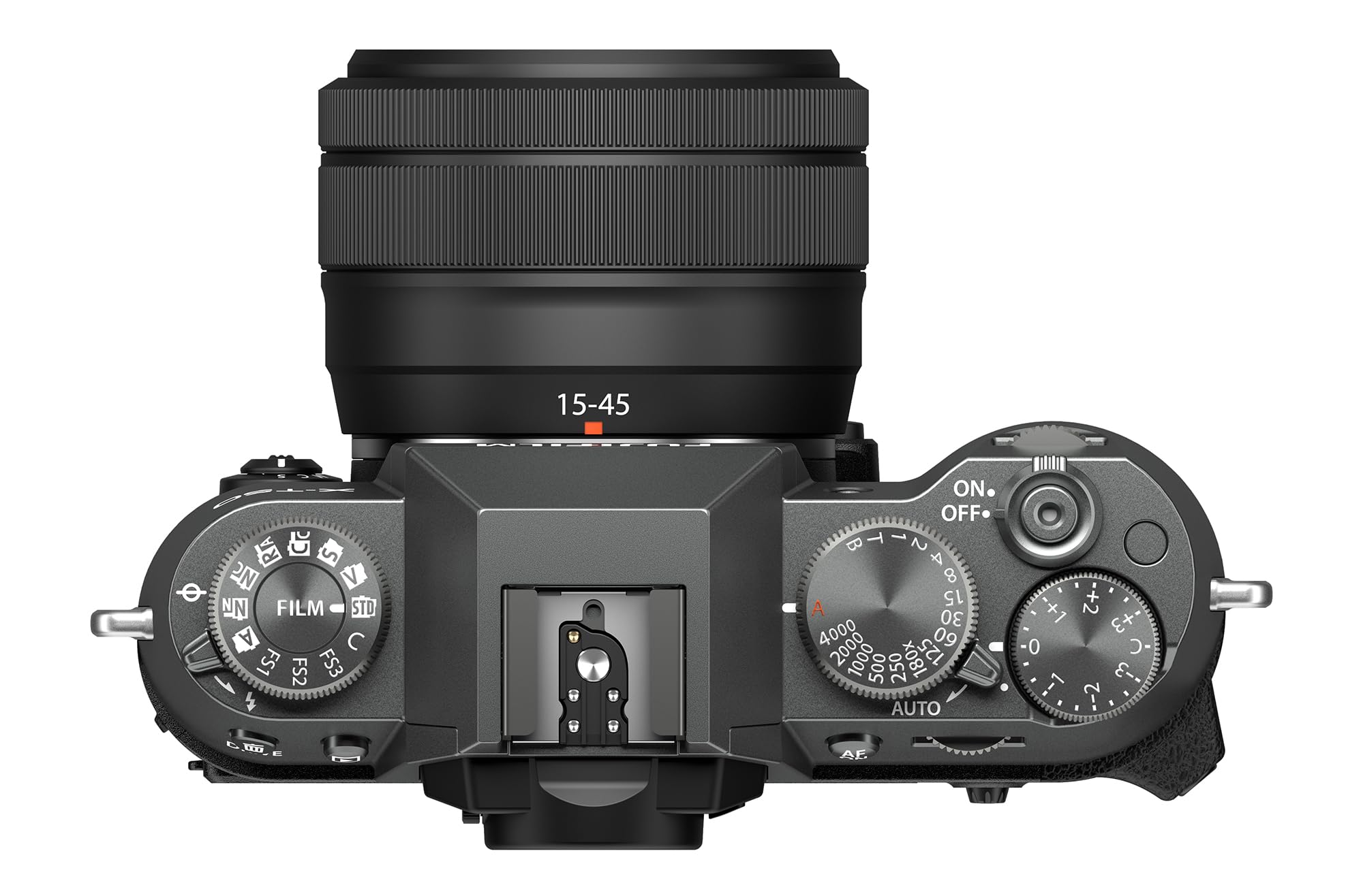 Fujifilm X-T50 Mirrorless Digital Camera Xc15-45Mmf3.5-5.6 Ois Pz Lens Kit - Charcoal Silver