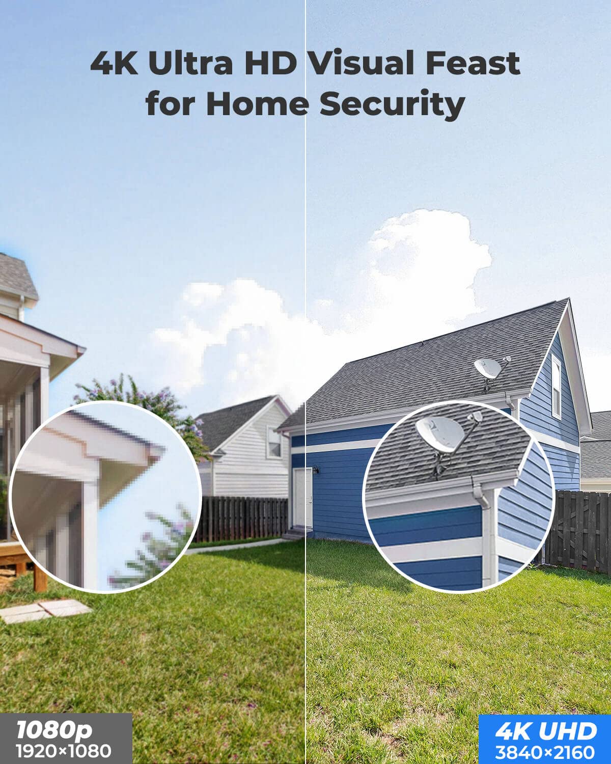 Reolink 4K Outdoor Cameras For Home Security, Ip Poe Dome Surveillance Camera With Human/Vehicle/Pet Detection, 25Fps Daytime, W