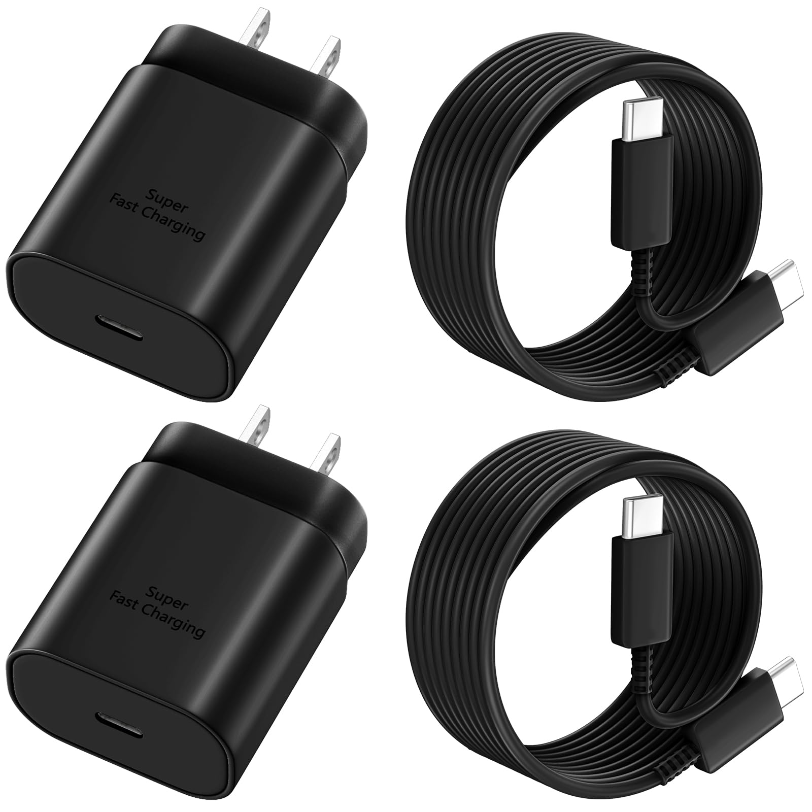 Usb C Phone 16 15 Pro Max Charger Fast Charging Block, 30W Usb C Charger With 6.6Ft Usb C Fast Charging Long Cable Cord For Phon